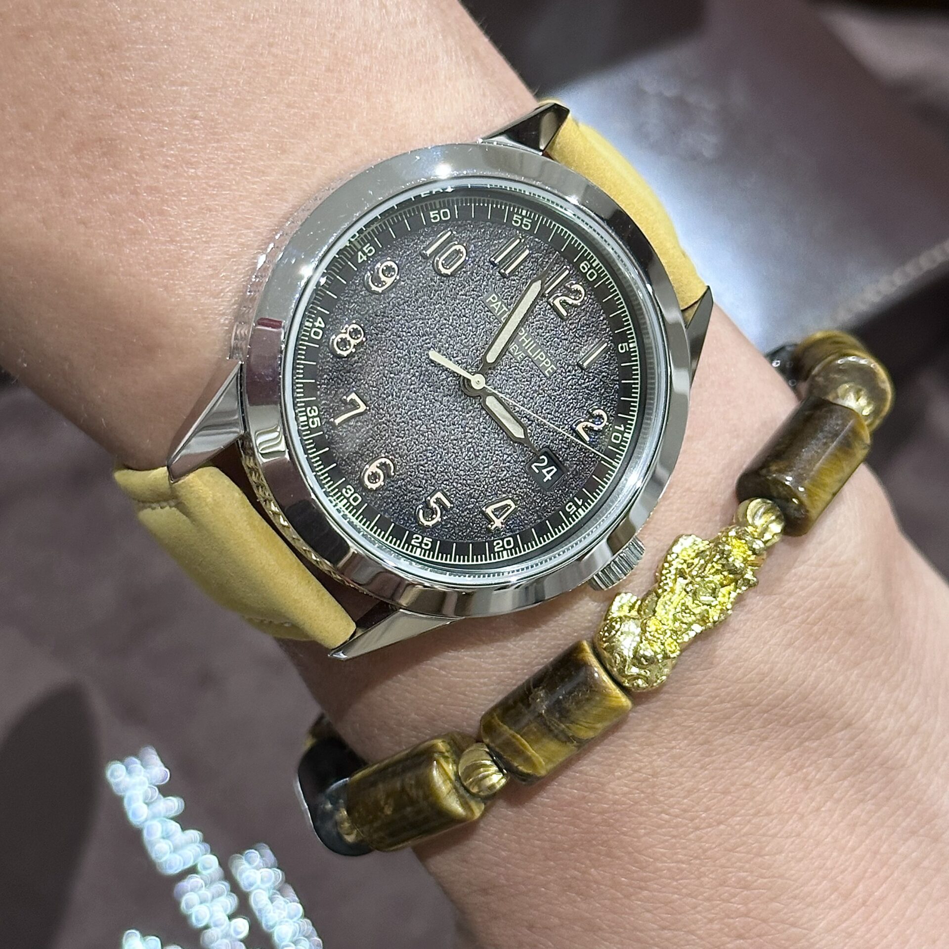Patek Philippe Calatrava 5226G Best Super Clone Watch Leather Strap 40mm - Image 5