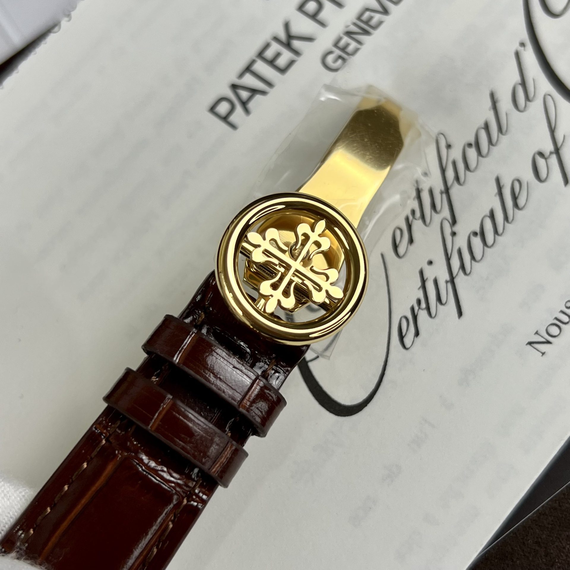 Patek Philippe Super Clone Watch Grand Complications 5160R Leather Strap 38mm - Image 9