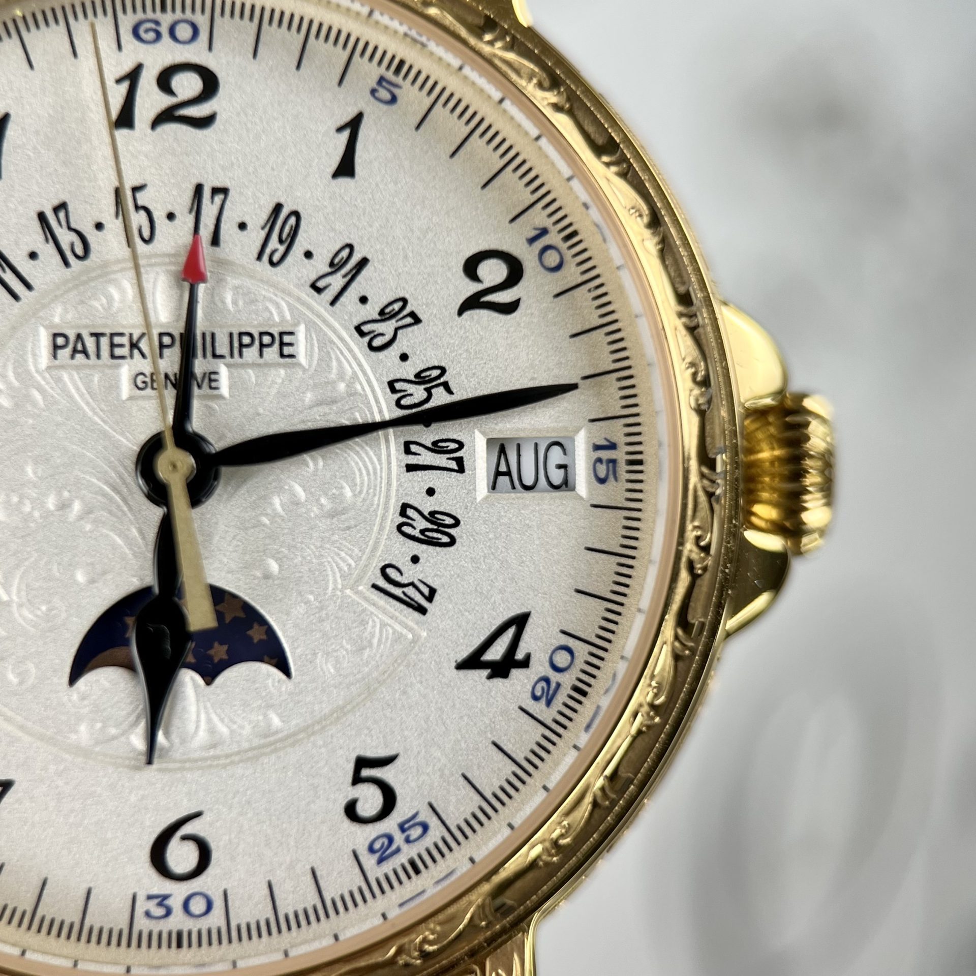 Patek Philippe Super Clone Watch Grand Complications 5160R Leather Strap 38mm - Image 5