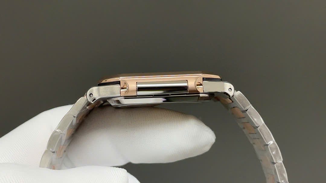 Patek Philippe Cubitus 5821 Demi Rose Gold Super Clone Watch Dial Chocolate 45mm - Image 4