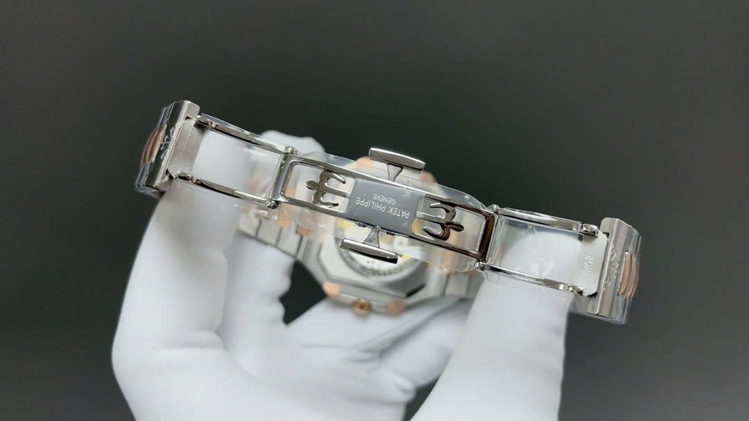 Patek Philippe Cubitus 5821 Demi Rose Gold Super Clone Watch Dial Chocolate 45mm - Image 5