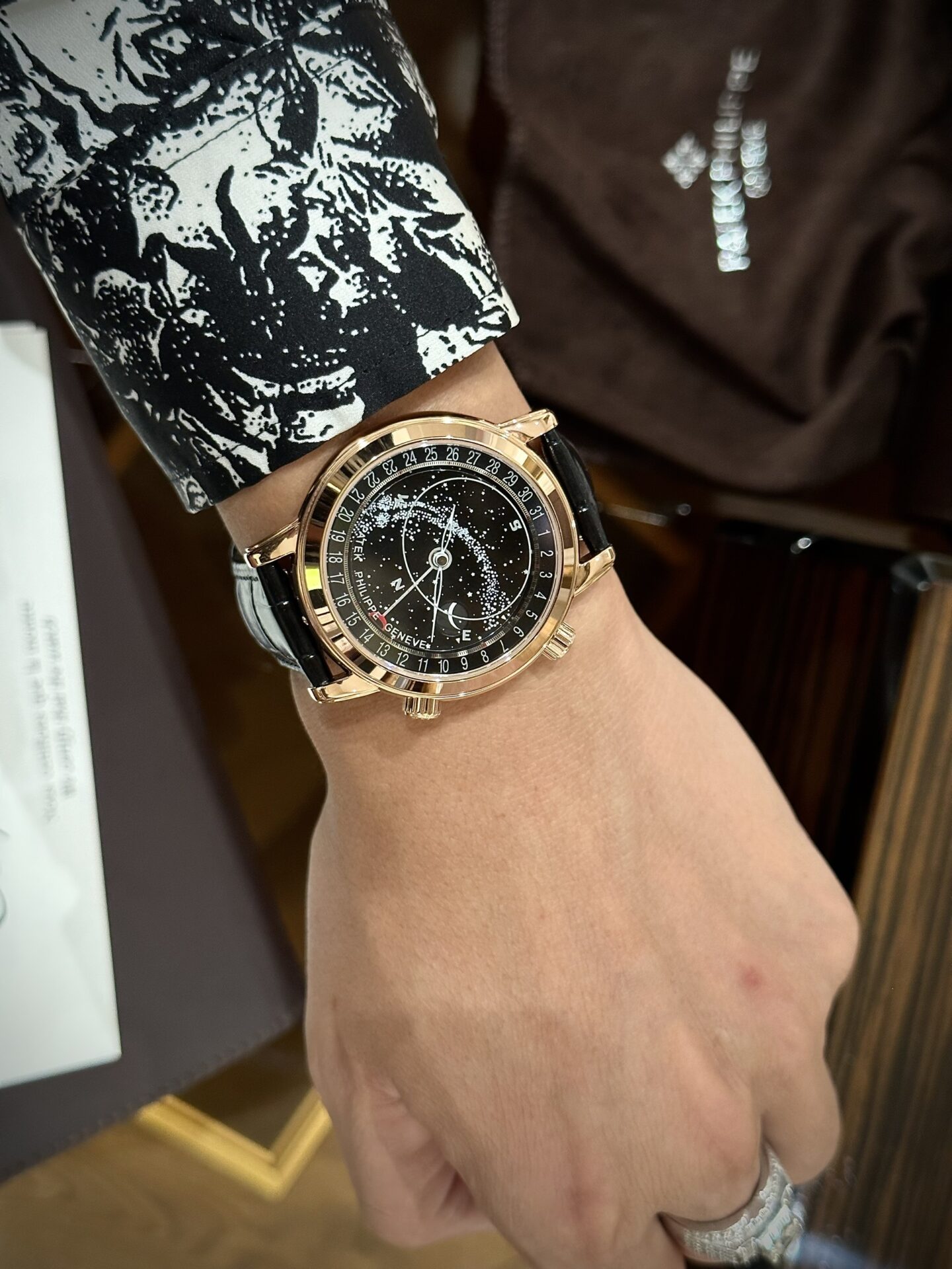 Patek Philippe Grand Complications 6102 Super Clone Watch Black 44mm - Image 6
