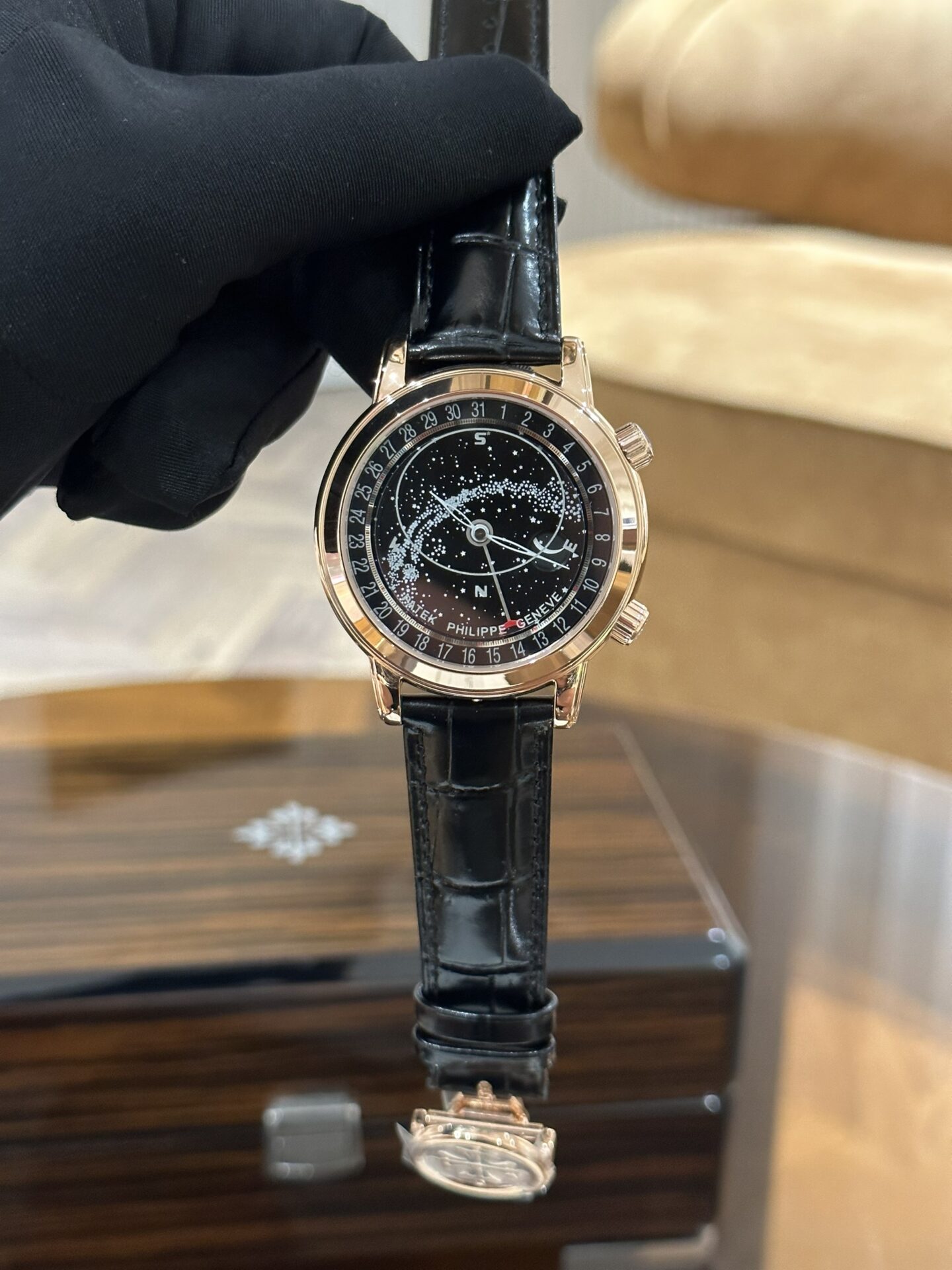 Patek Philippe Grand Complications 6102 Super Clone Watch Black 44mm - Image 3