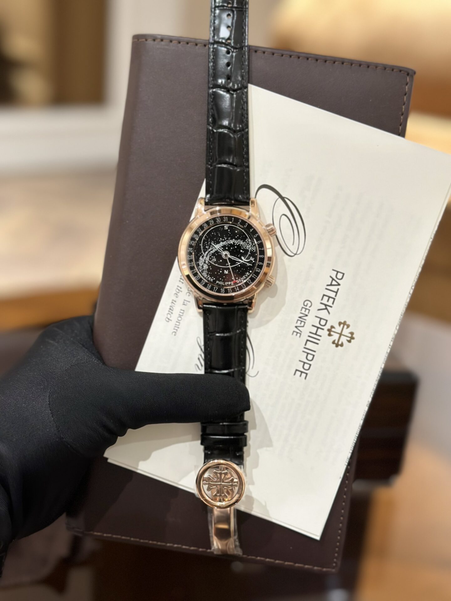 Patek Philippe Grand Complications 6102 Super Clone Watch Black 44mm