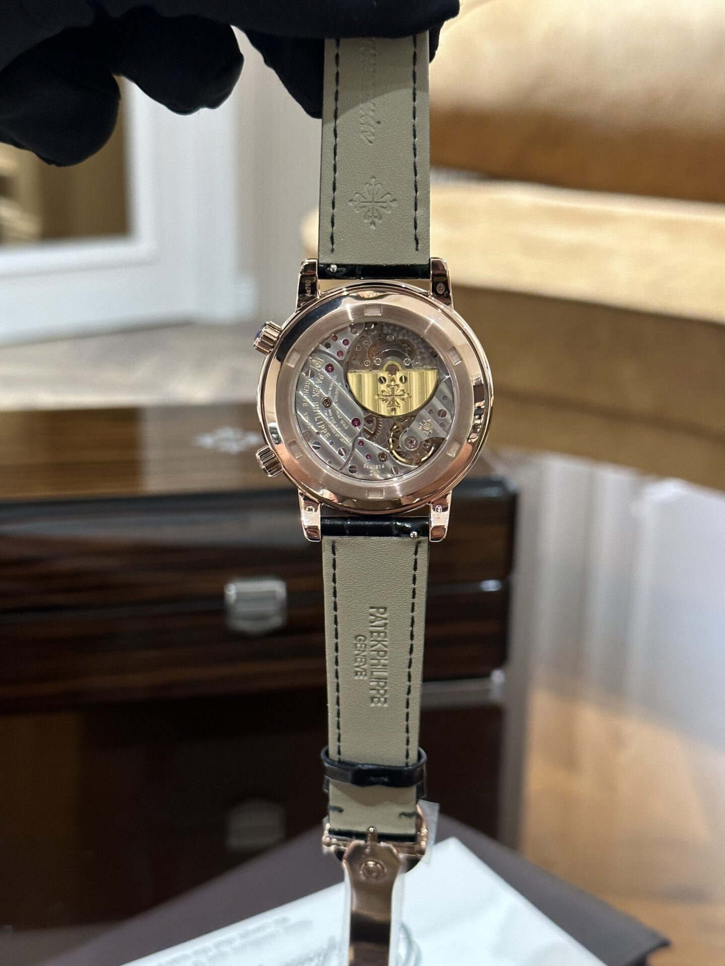 Patek Philippe Grand Complications 6102 Super Clone Watch Black 44mm - Image 4