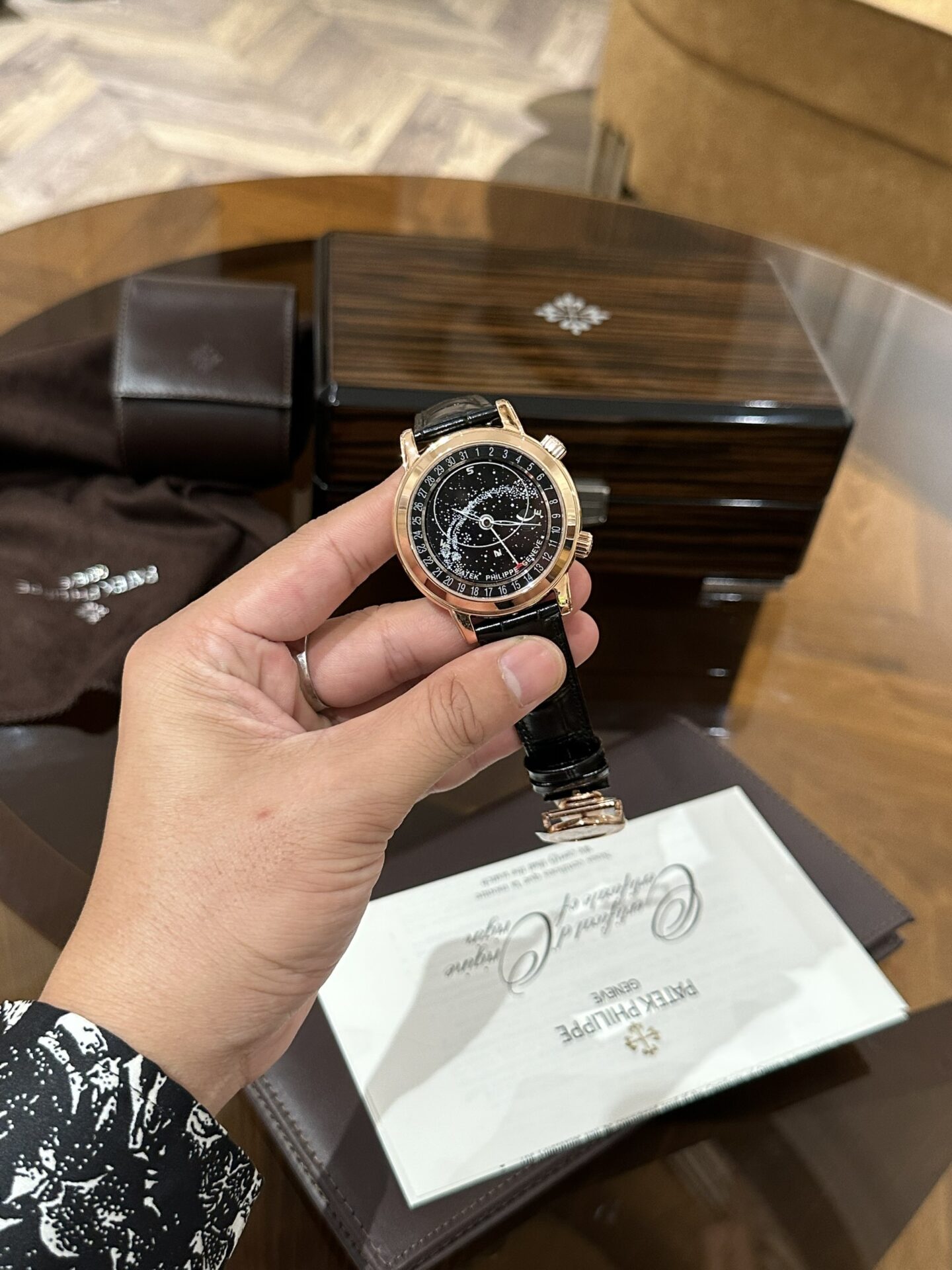 Patek Philippe Grand Complications 6102 Super Clone Watch Black 44mm - Image 2