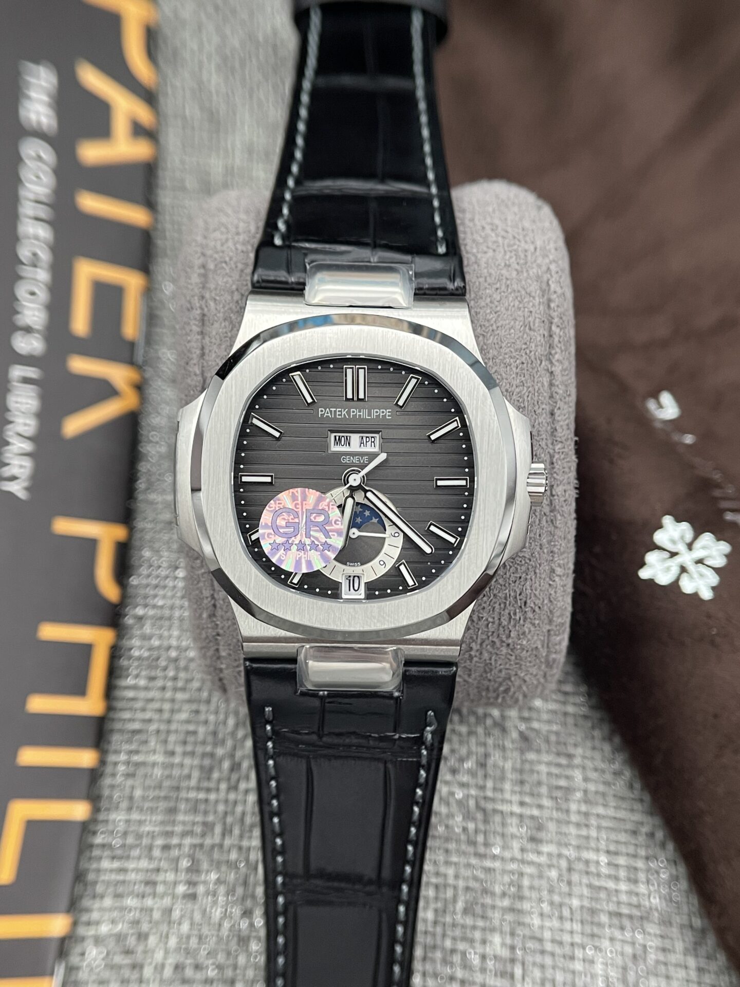 Patek Philippe Nautilus 5726 Super Clone Watch Gray Dial GRF 40.5mm