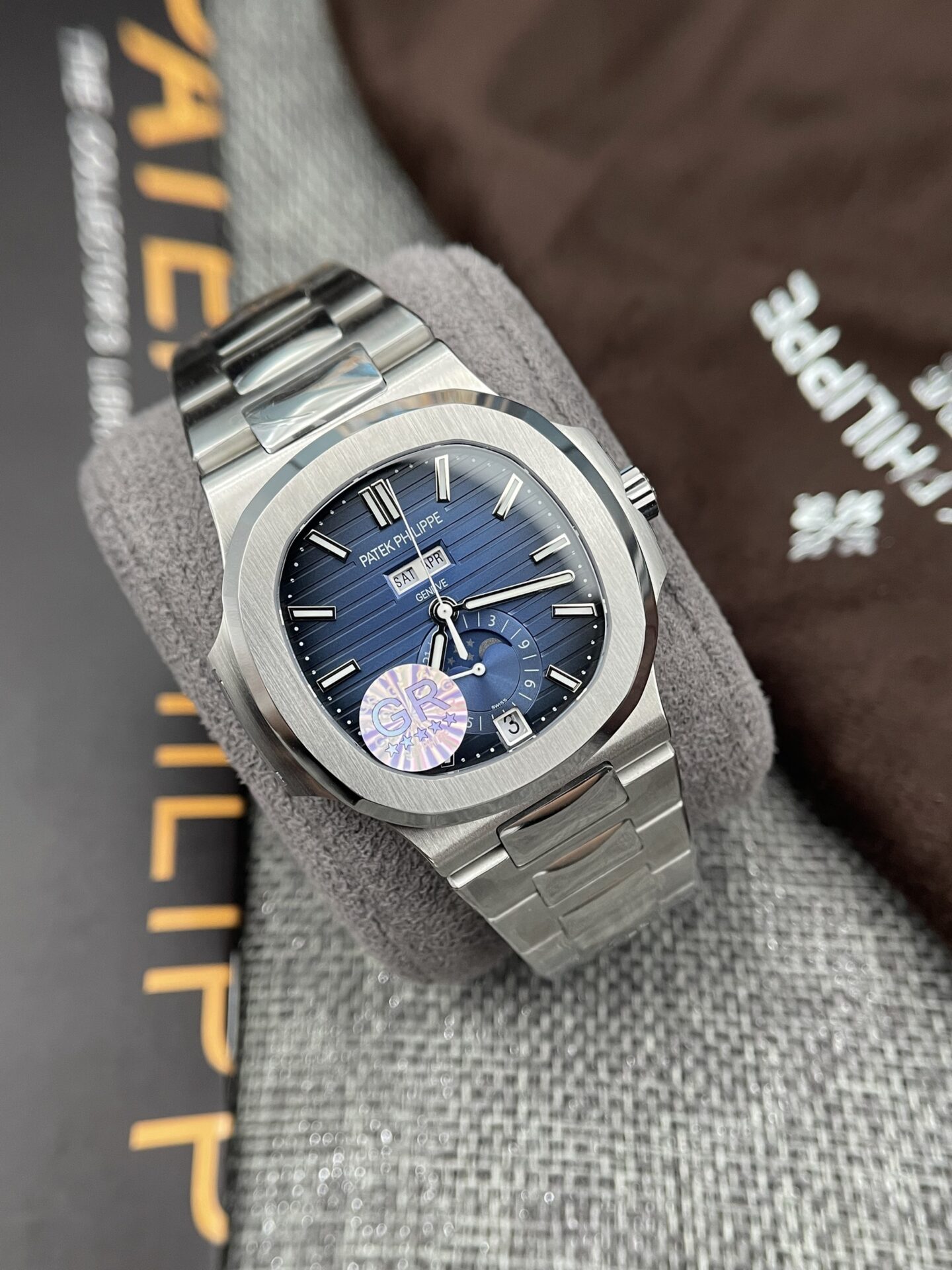 Patek Philippe Nautilus 5726 Best Super Clone Watch Blue Dial GRF 40.5mm - Image 3