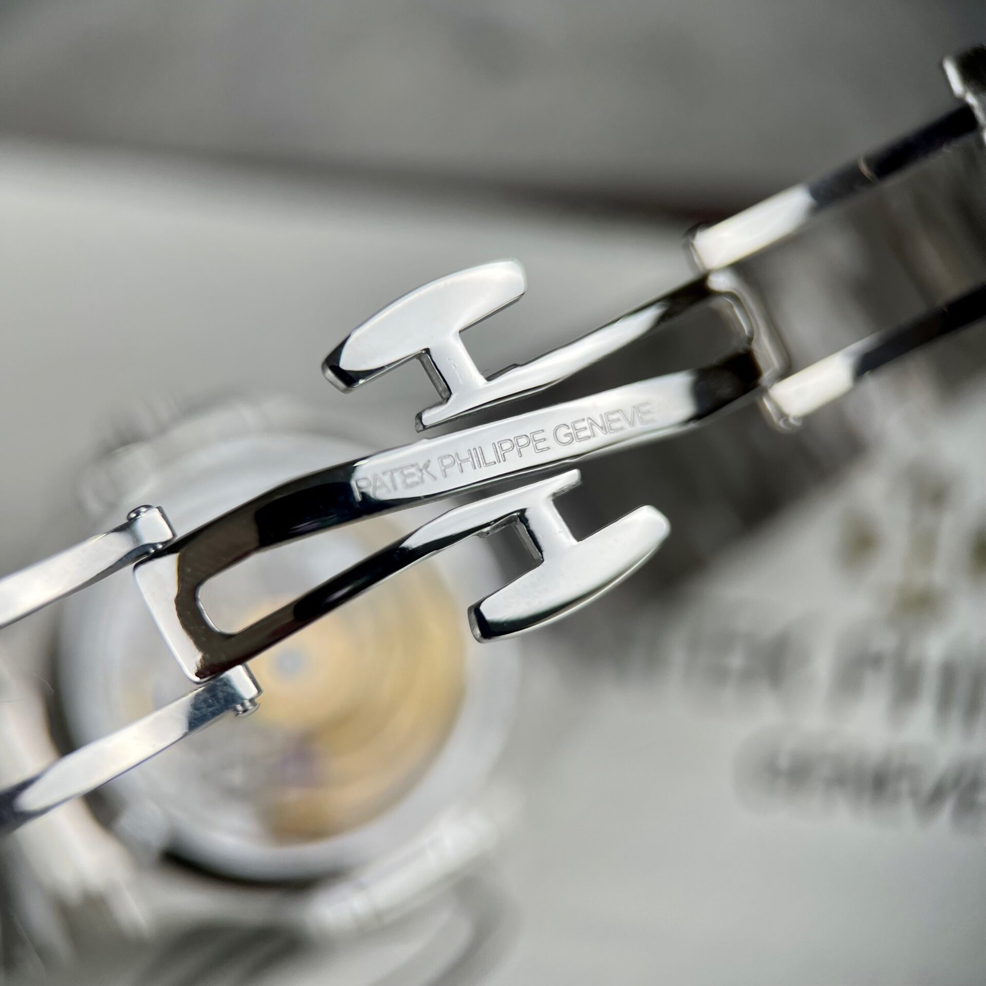 Patek Philippe Nautilus 7118 Full Diamond Super Clone Watch 35.2mm - Image 10