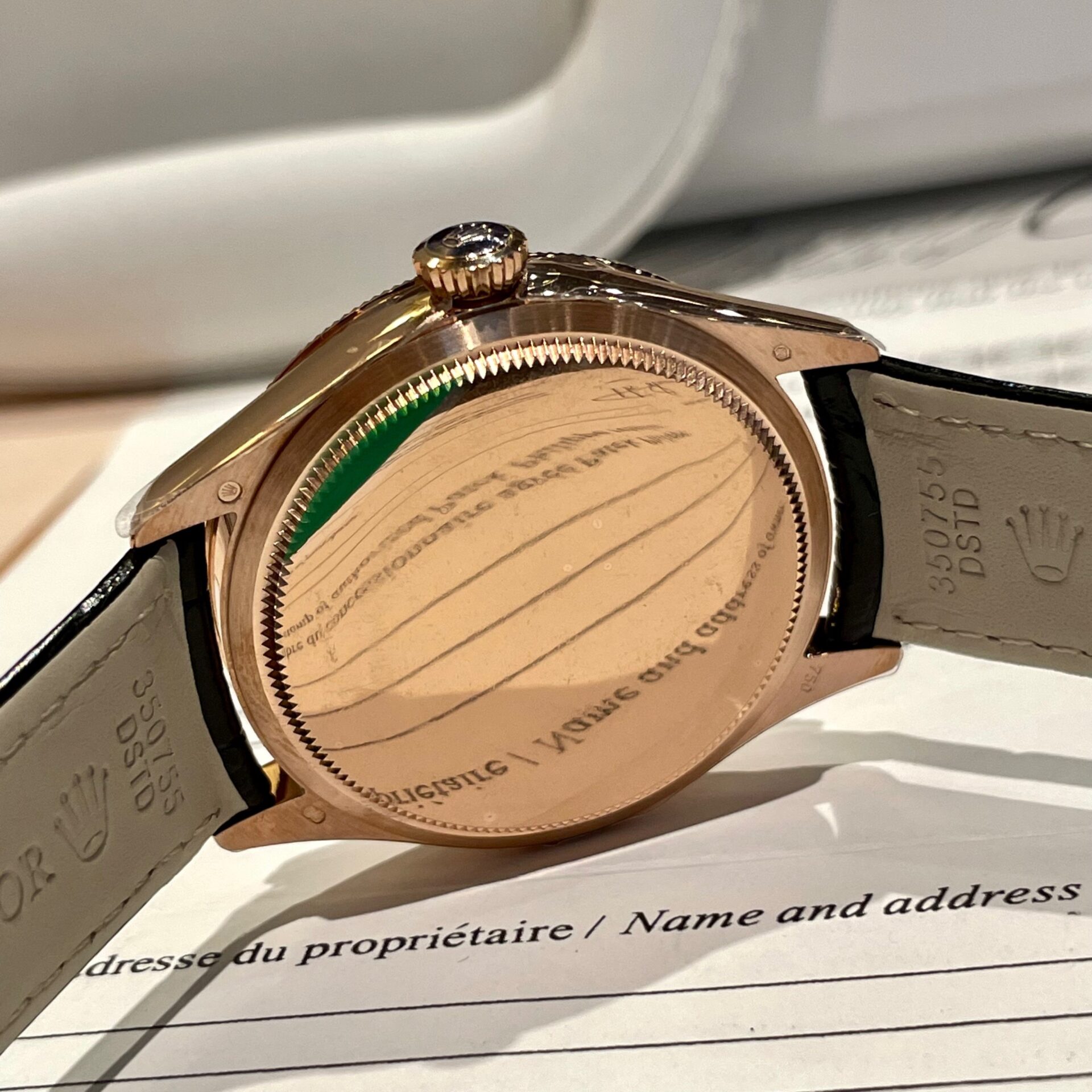 Rolex Cellini Time 50505 Super Clone Watch Leather Strap MKS Factory 39mm - Image 3