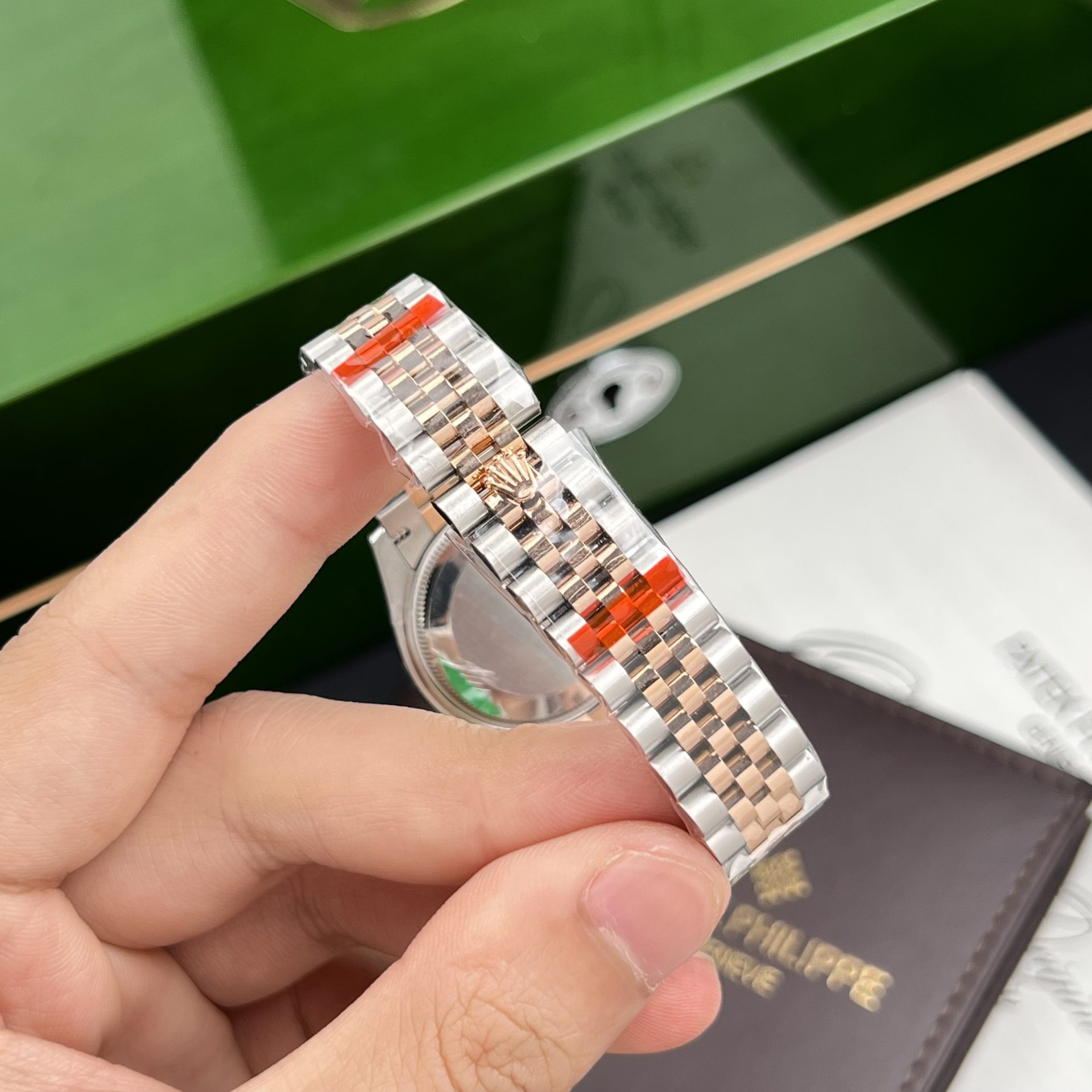 Rolex Super Clone Watch DateJust Mother Of Pearl Dial EW Factory 31mm - Image 8