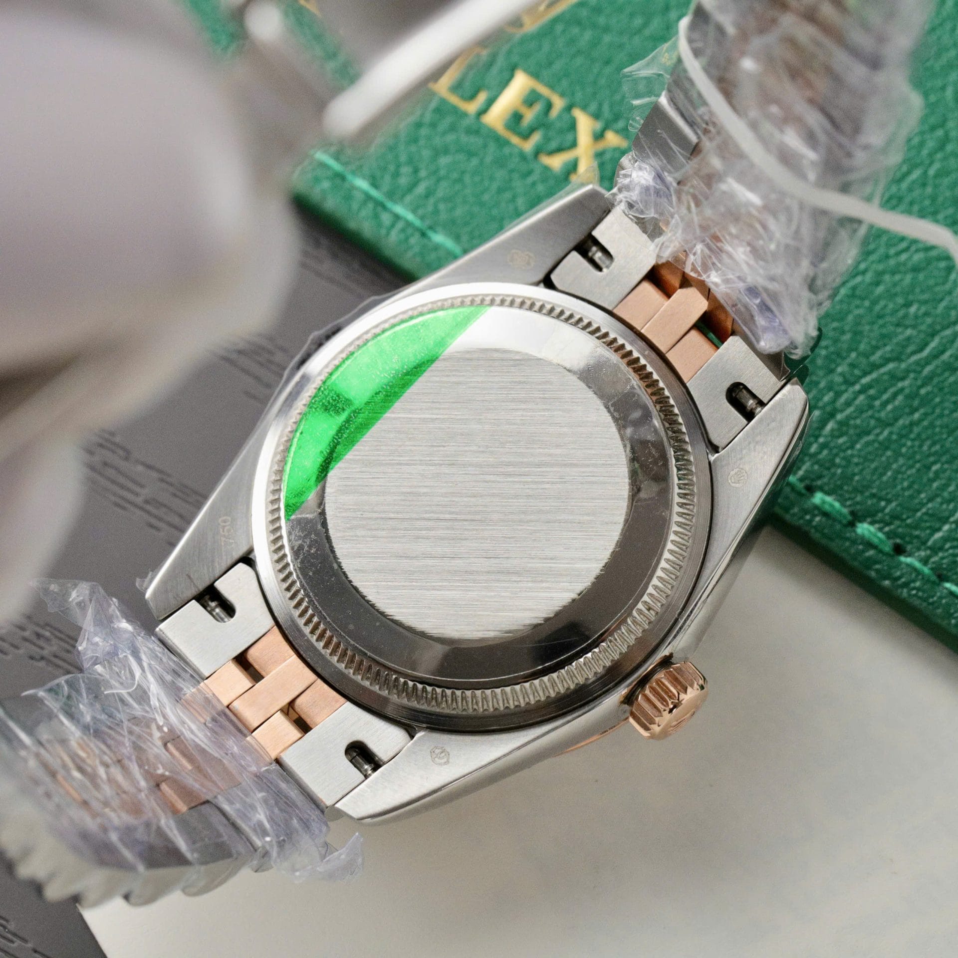Rolex DateJust Super Clone 11 Watch Dial Mother Of Pearl Custom Moissanite Diamonds 31mm - Image 9