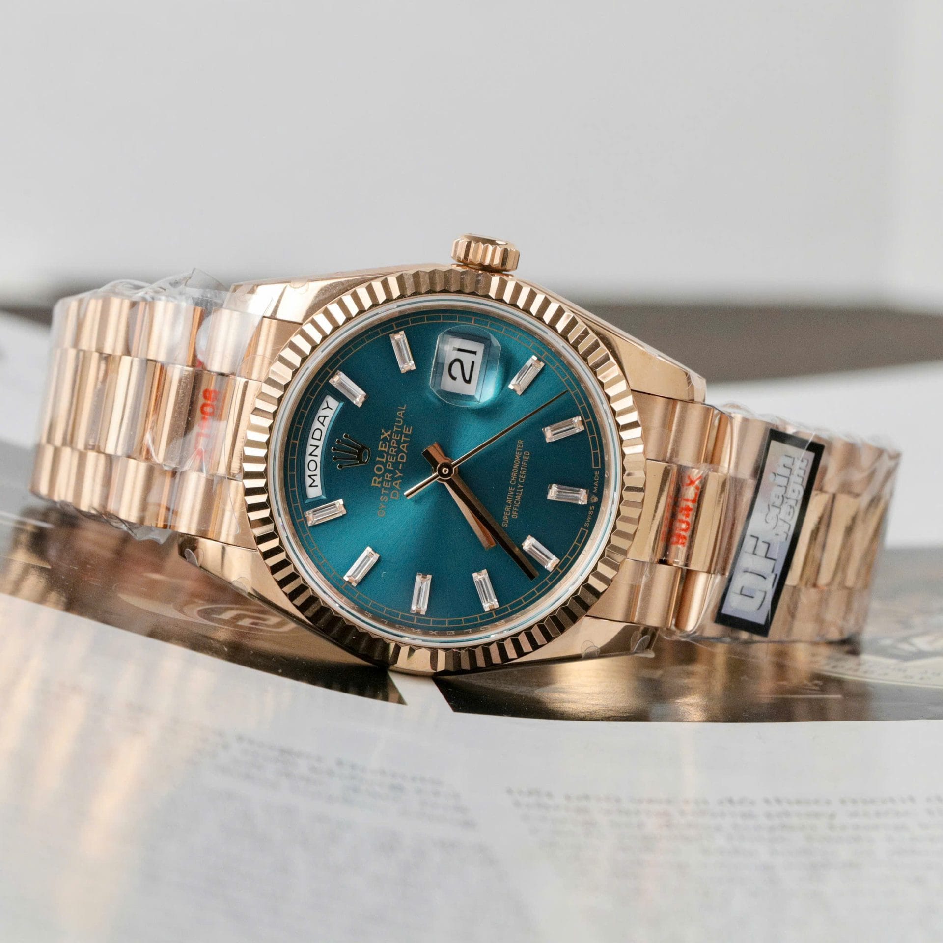 Rolex Day-Date 128235 Super Clone Watch Weight 158 Grams QF Factory 36mm - Image 3