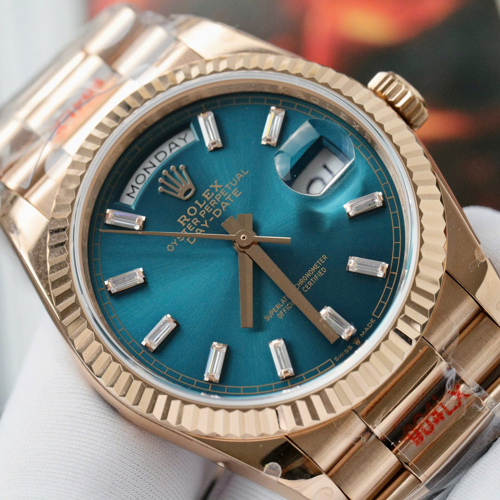 Rolex Day-Date 128235 Super Clone Watch Weight 158 Grams QF Factory 36mm - Image 5