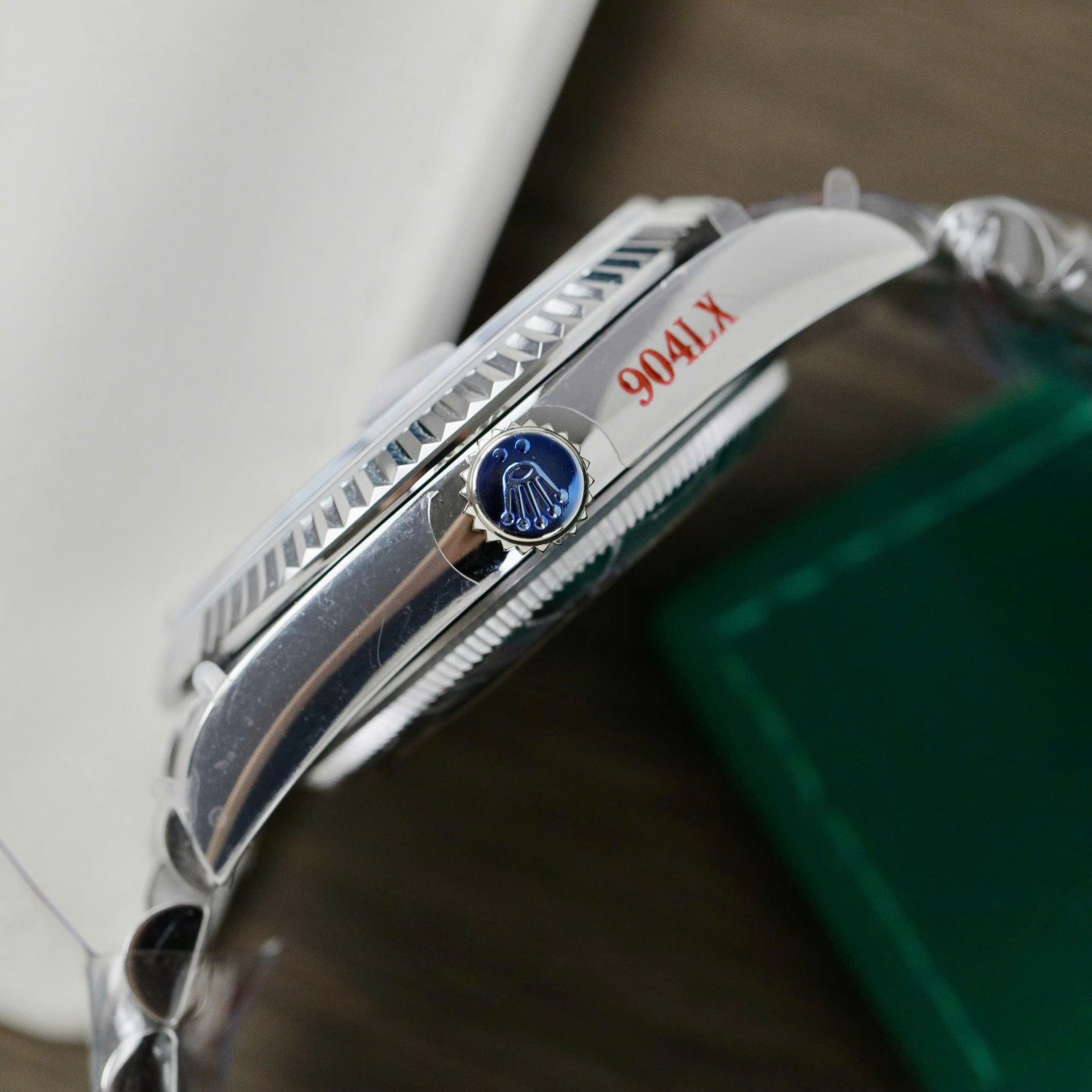 Rolex Day-Date 128236 Super Clone Watch Dial Blue Weight 158gram QF Factory 36mm - Image 8