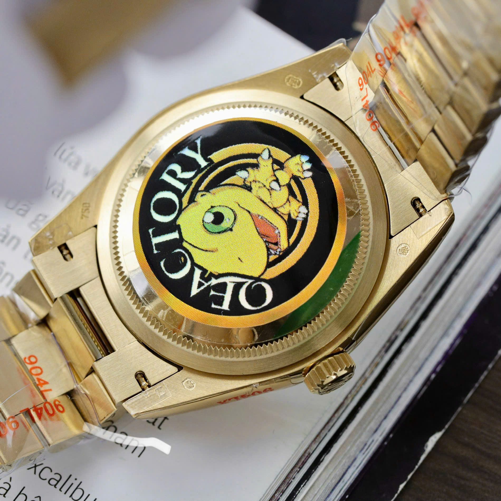 Rolex Day-Date 128238 Super Clone Watch Yellow Dial Weight 158gram QF Factory 36mm - Image 8