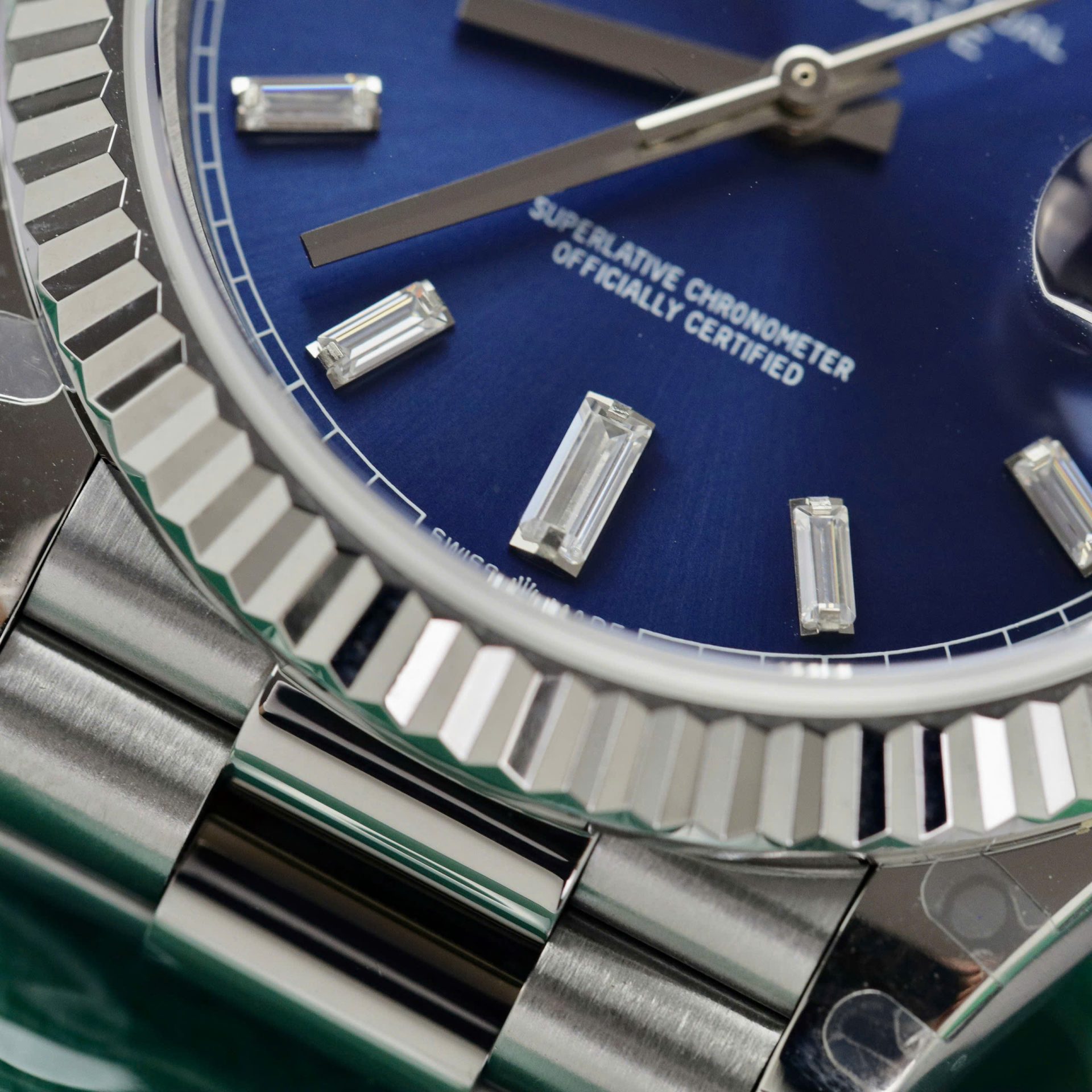 Rolex Super Clone Watch Day-Date 228236 Dial Blue Weight 178gram GM Factory 40mm - Image 7