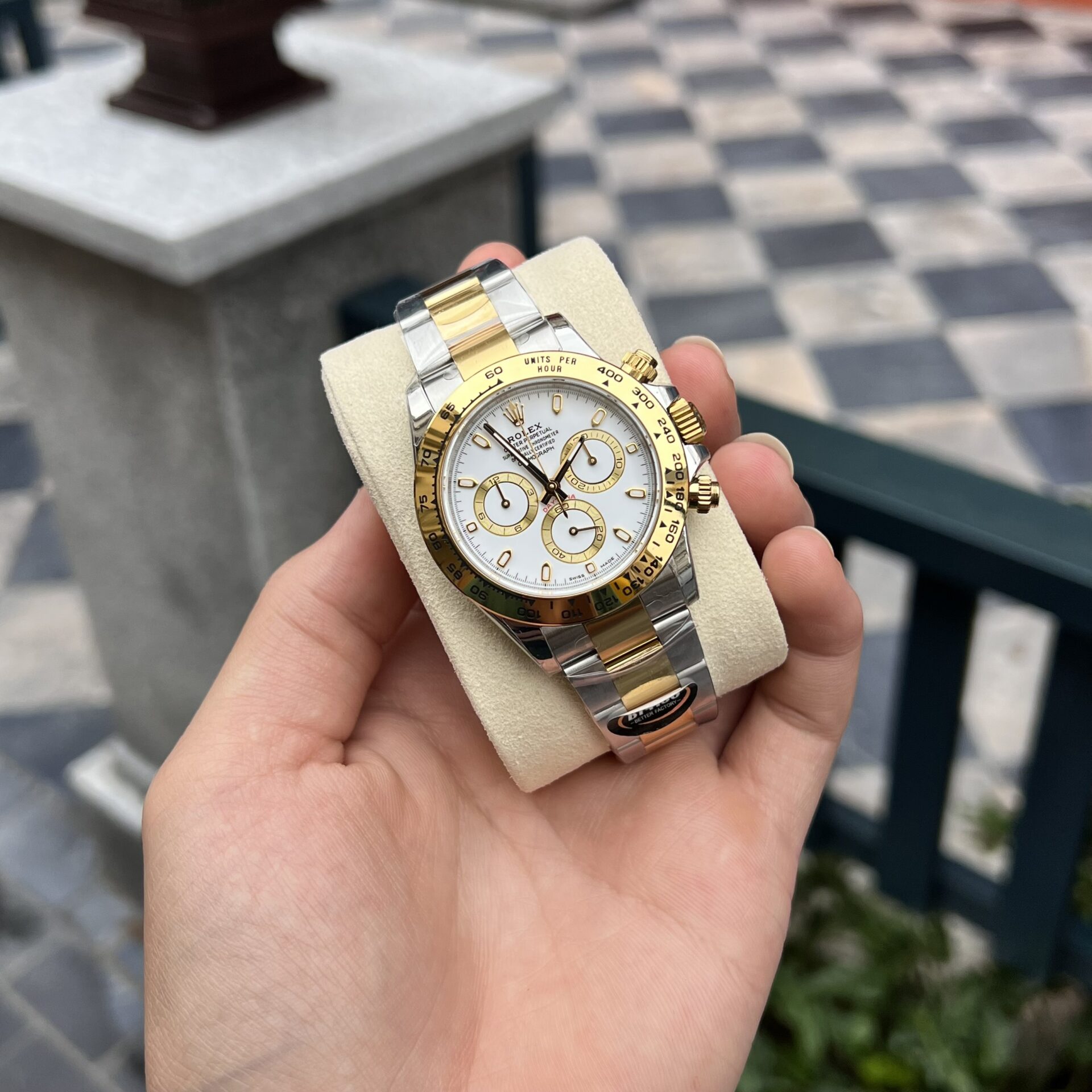 Rolex Daytona 126503 Super Clone Watch Demi Yellow BT Factory 40mm