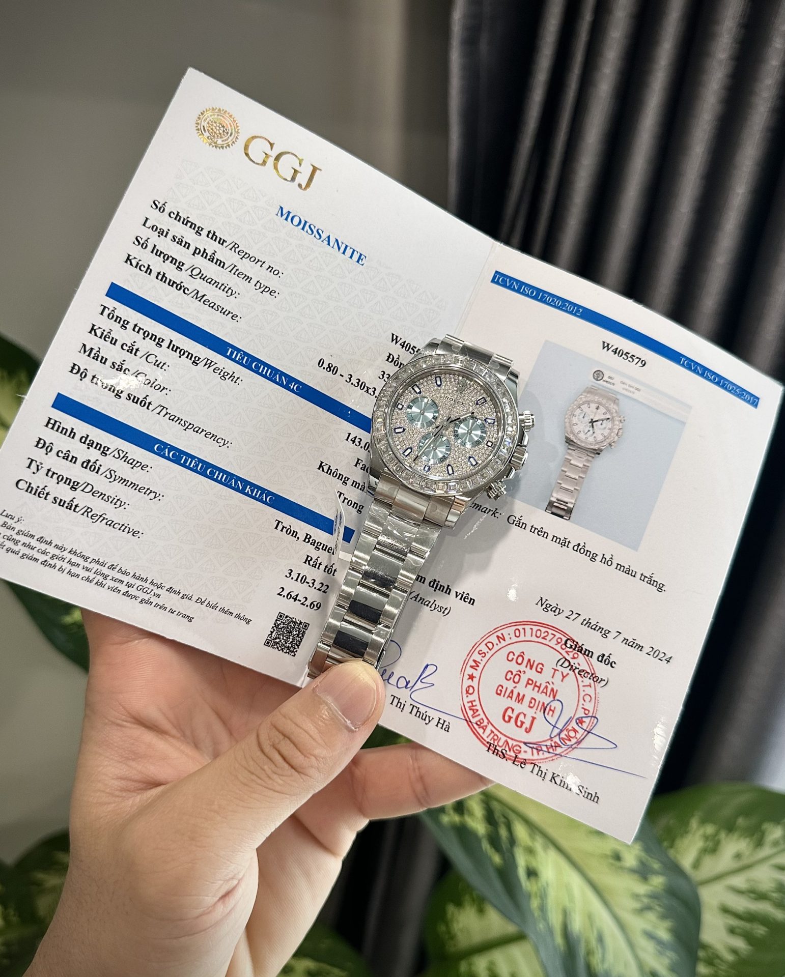 Rolex Super Clone Watch Daytona Custom Diamonds Moissanite 40mm