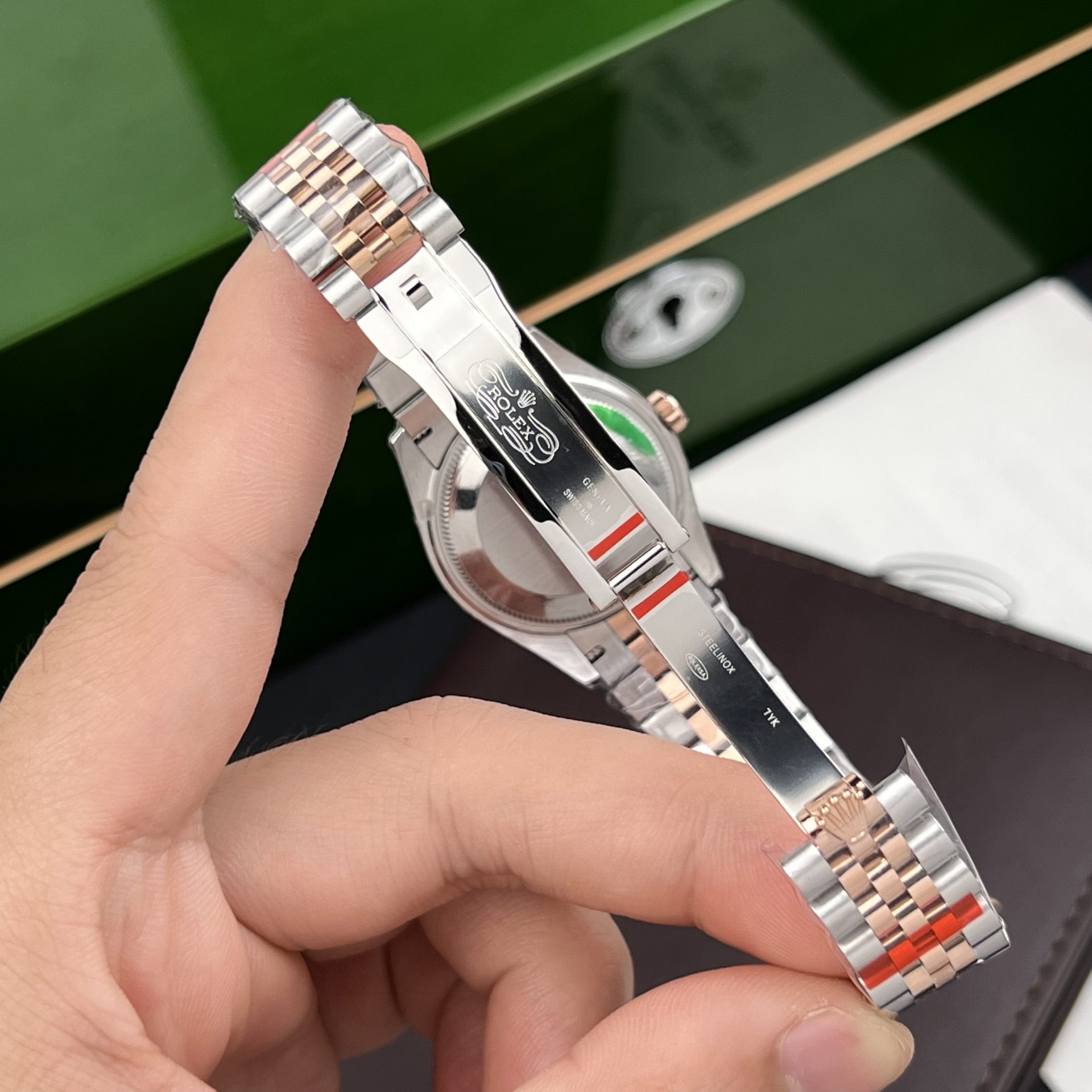 Rolex Super Clone Watch DateJust Mother Of Pearl Dial EW Factory 31mm - Image 7