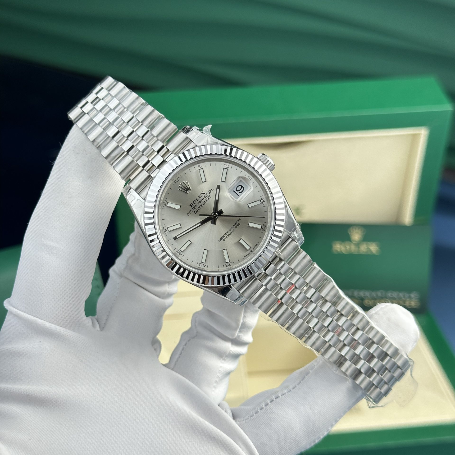 Rolex Super Clone DateJust 126334 Silver Dial VS Factory 41mm