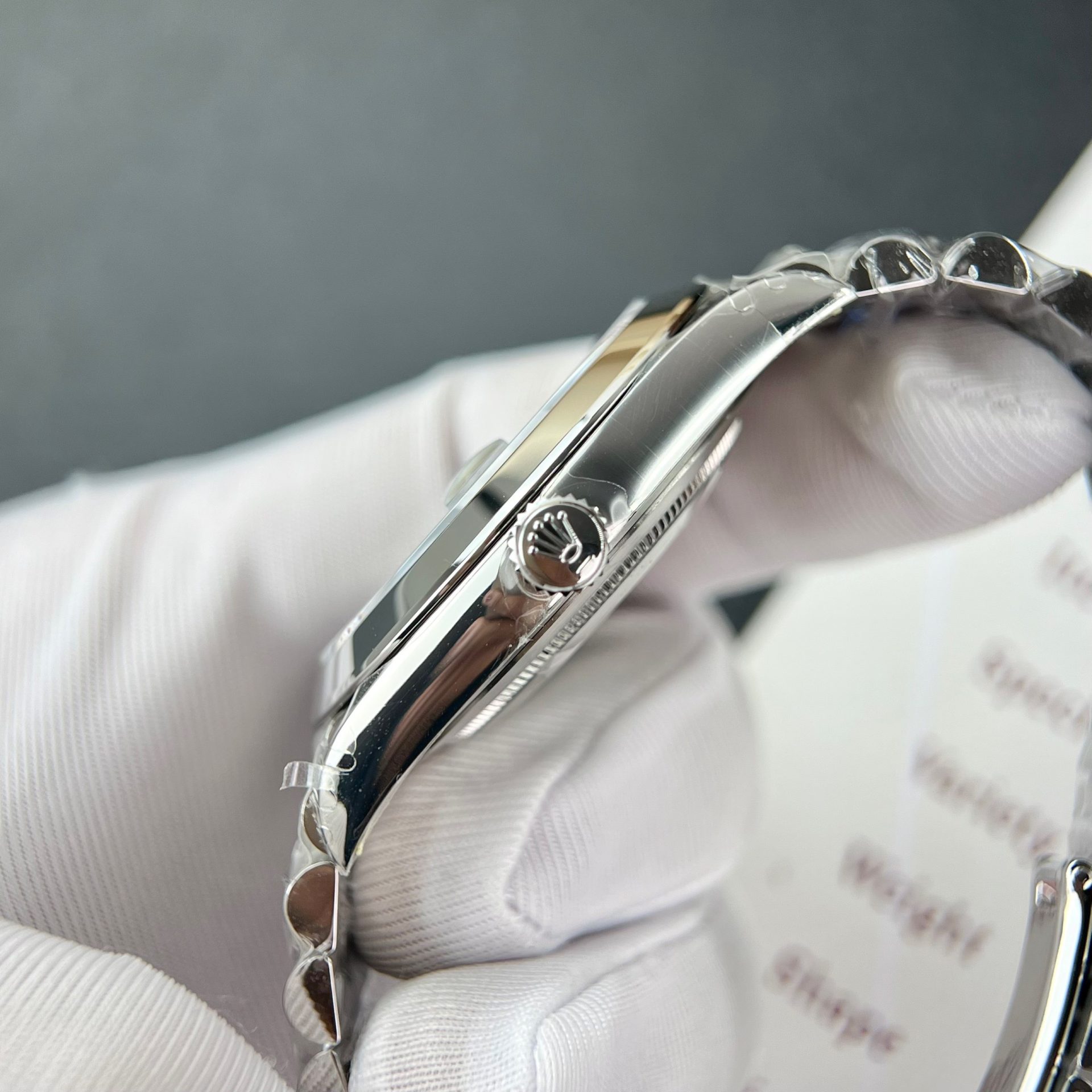 Rolex Super Clone Watch DateJust 126300 Wimbledon Dial VS Factory 41mm - Image 4