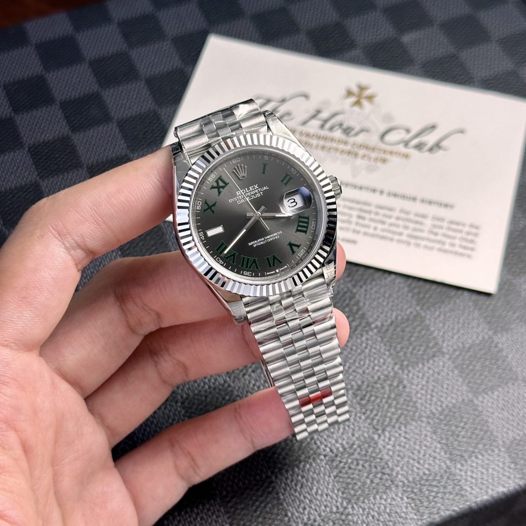 Rolex Super Clone Watch DateJust 126334 Dial Wimbledon VS Factory 41mm - Image 2