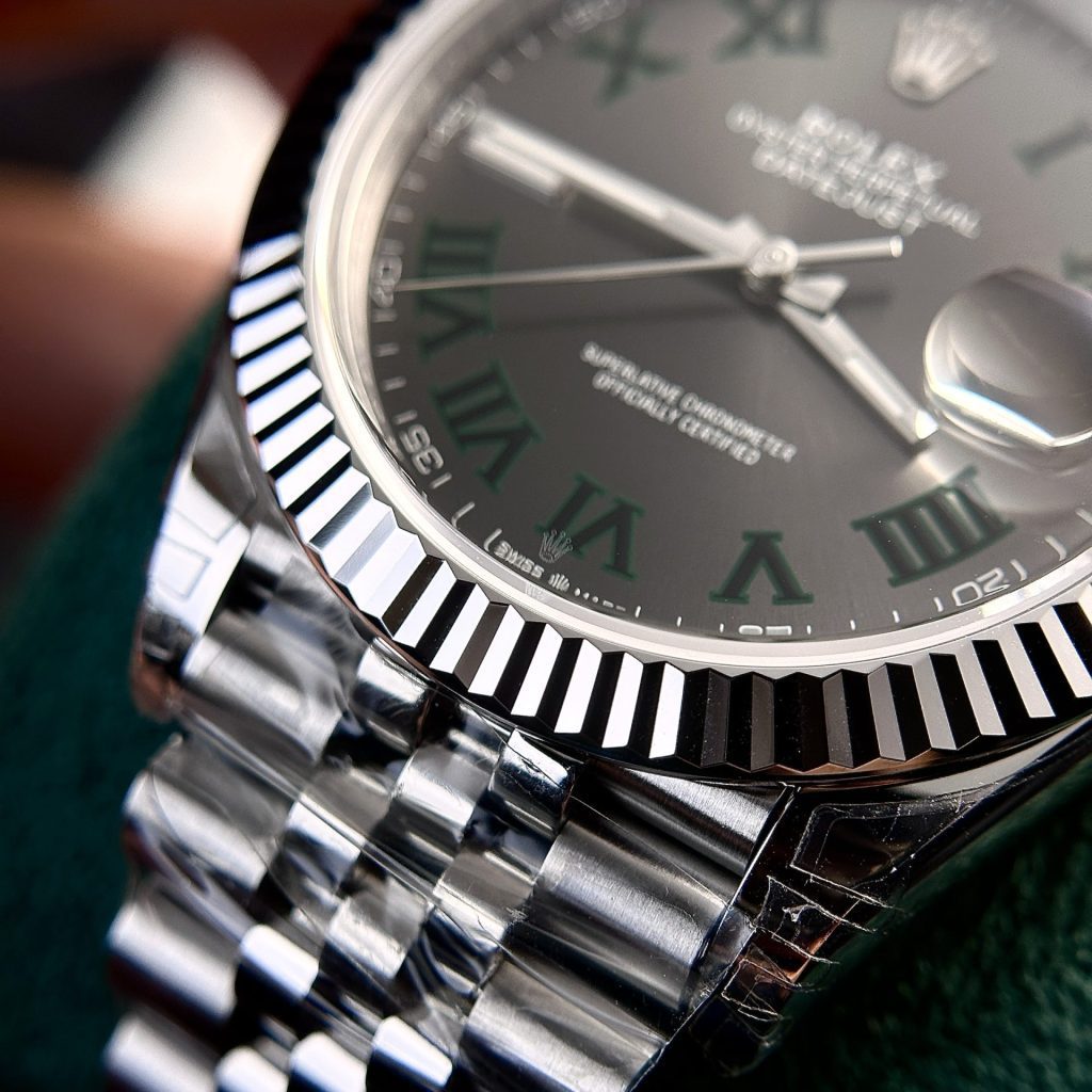 Rolex Super Clone Watch DateJust 126334 Dial Wimbledon VS Factory 41mm - Image 3