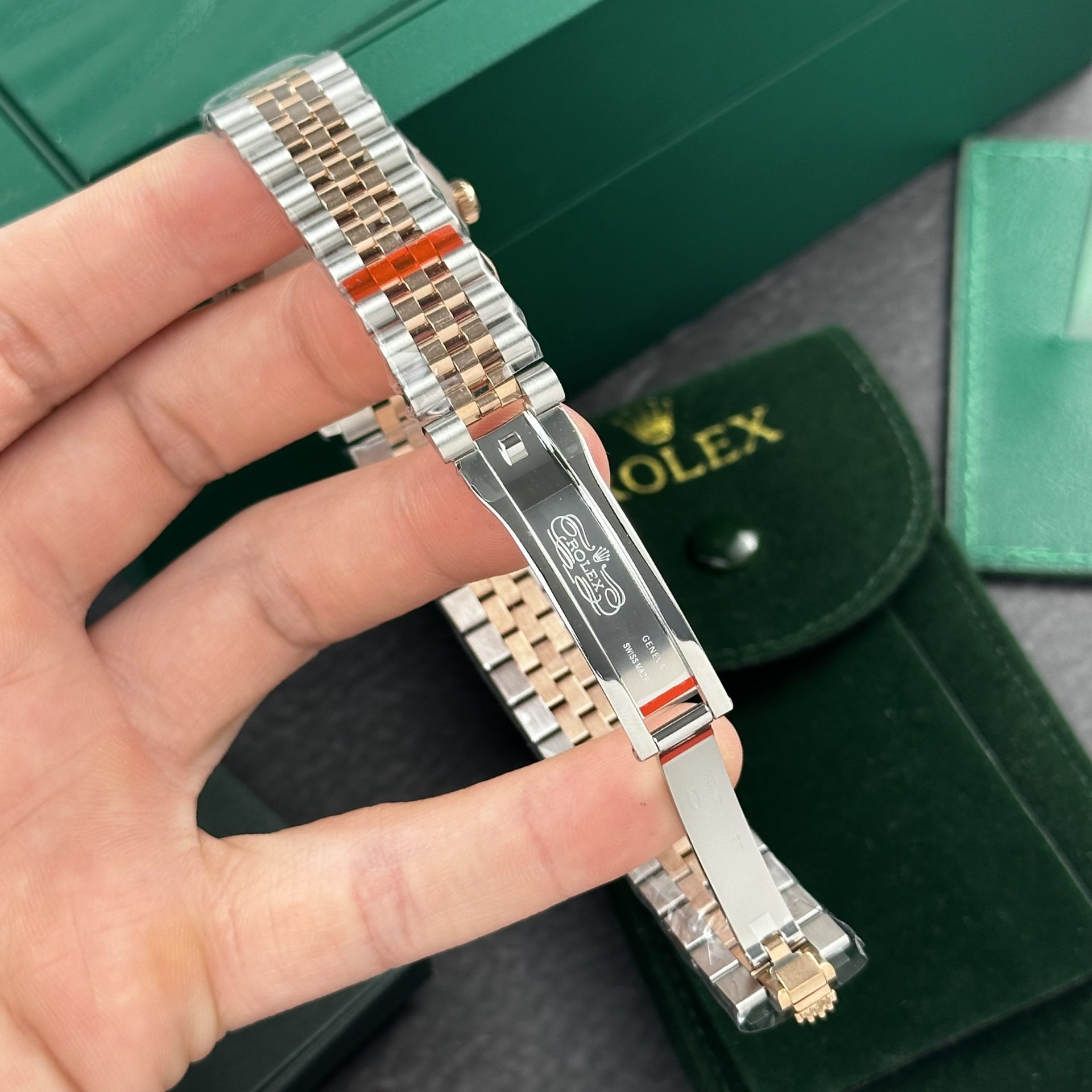 Rolex Super Clone Watch DateJust Mother Of Pearl Dial EW Factory 31mm - Image 6