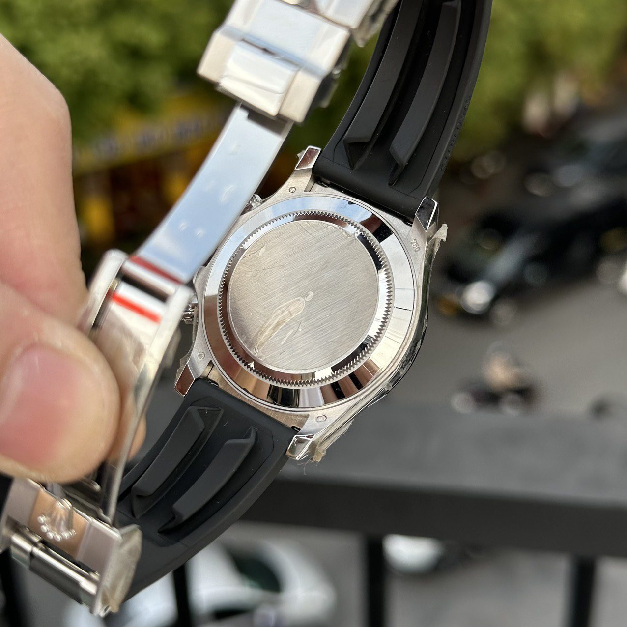 Rolex Super Clone Watch Daytona Mother Of Pearl & Moissanite Diamonds Dial 40mm - Image 6