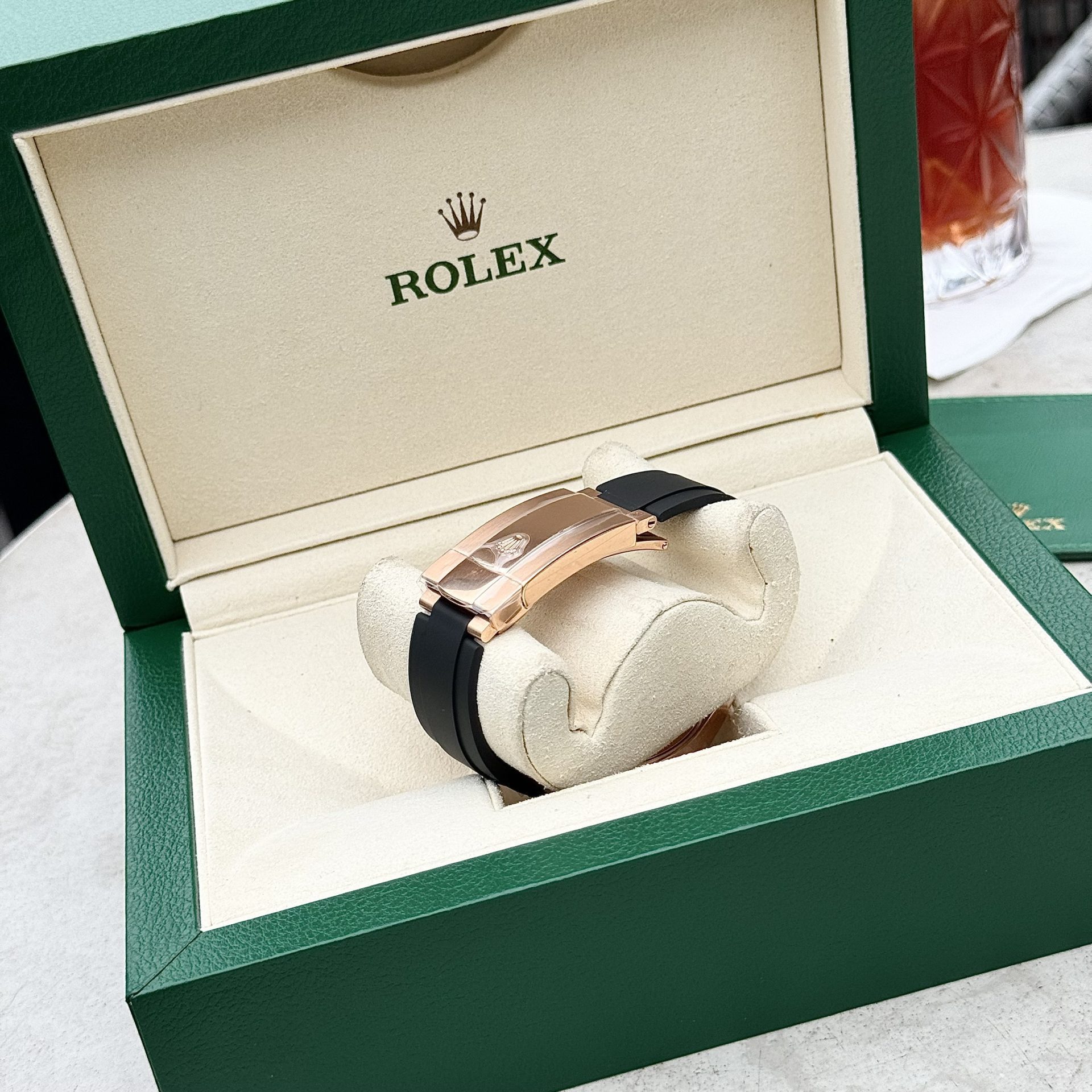 Rolex Super Clone Watch Sky-Dweller 336235 Chocolate Dial Rubber Strap 42mm - Image 7