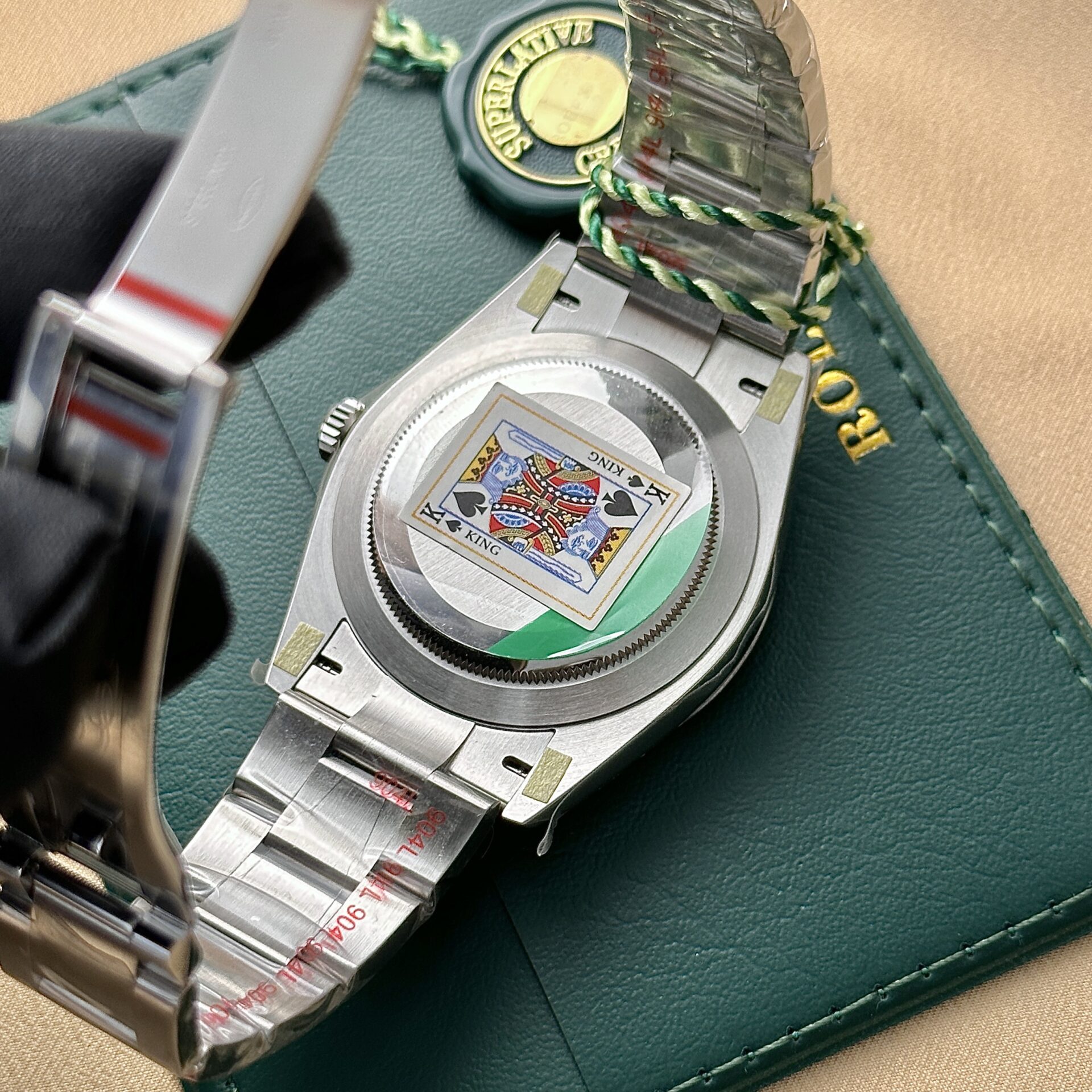 Rolex Oyster Perpetual 124300 Green Dial Super Clone Watch 41mm - Image 6