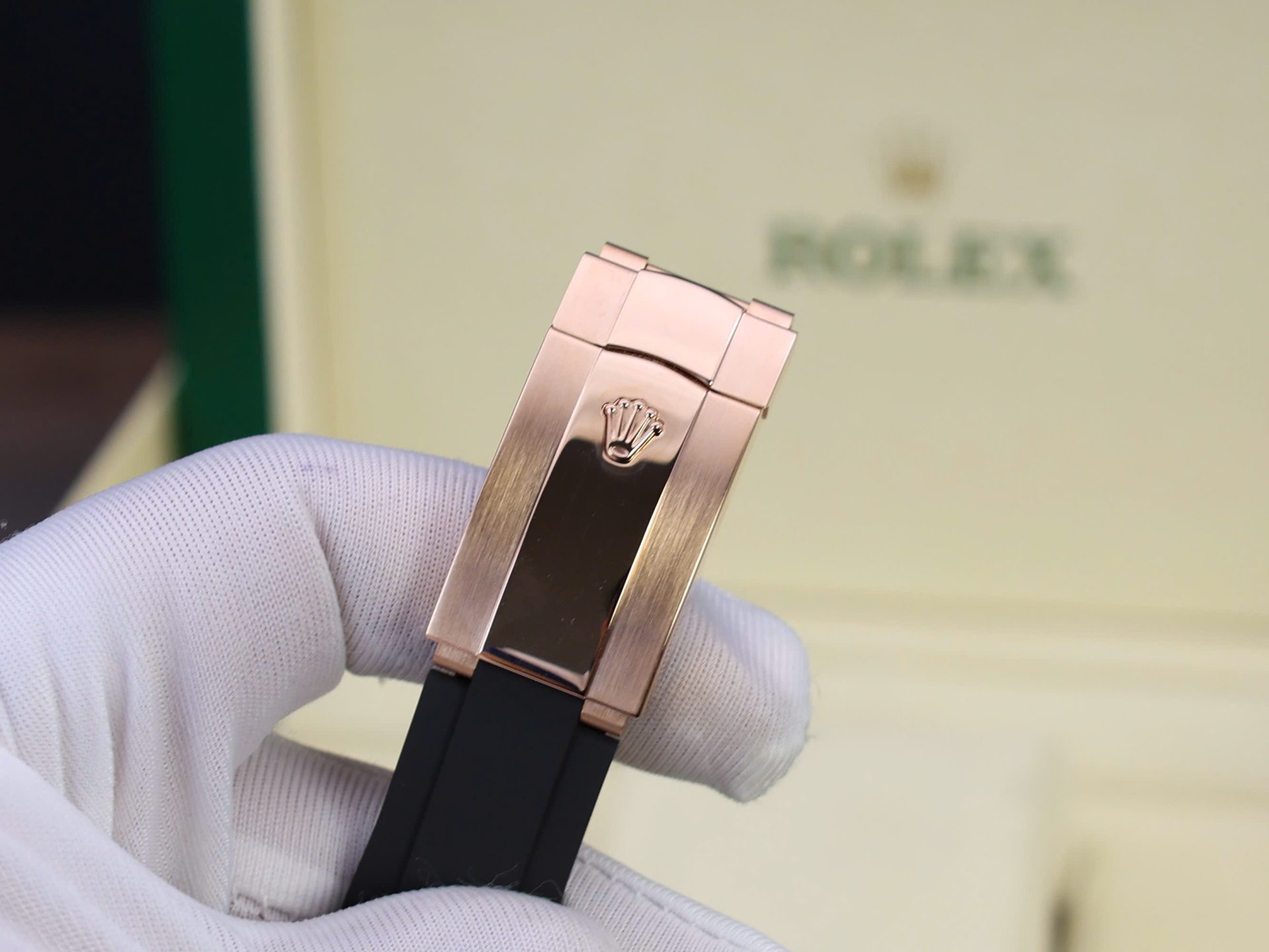 Rolex Sky-Dweller M336235 Custom Gold Wrapped Chocolate Dial 42mm Super Clone - Image 11