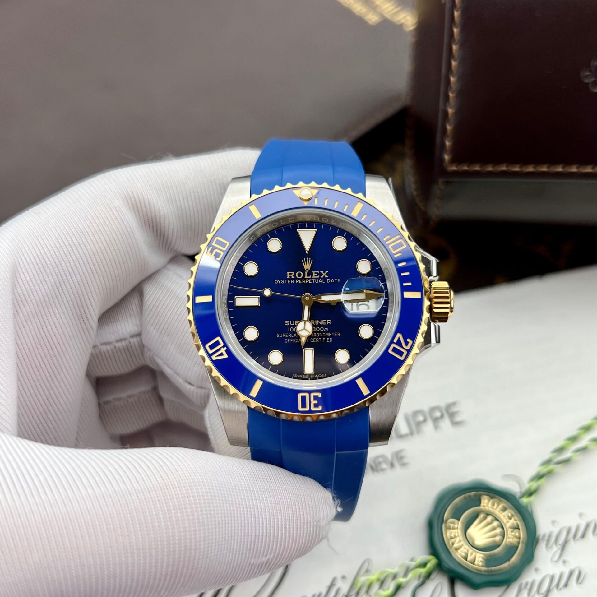 Rolex Submariner Super Clone Blue Dial Clean Factory 40mm - Image 2