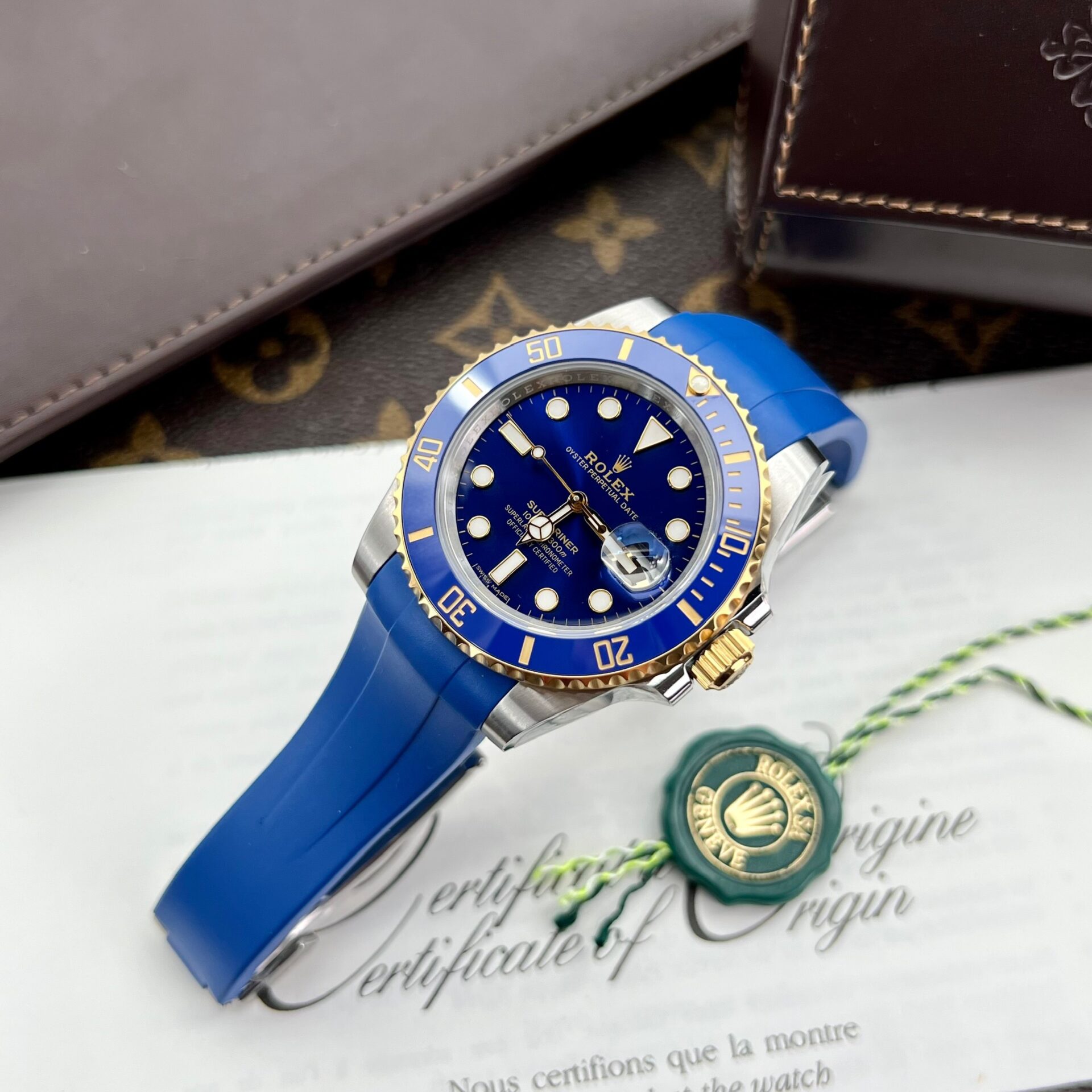 Rolex Submariner Super Clone Blue Dial Clean Factory 40mm - Image 3
