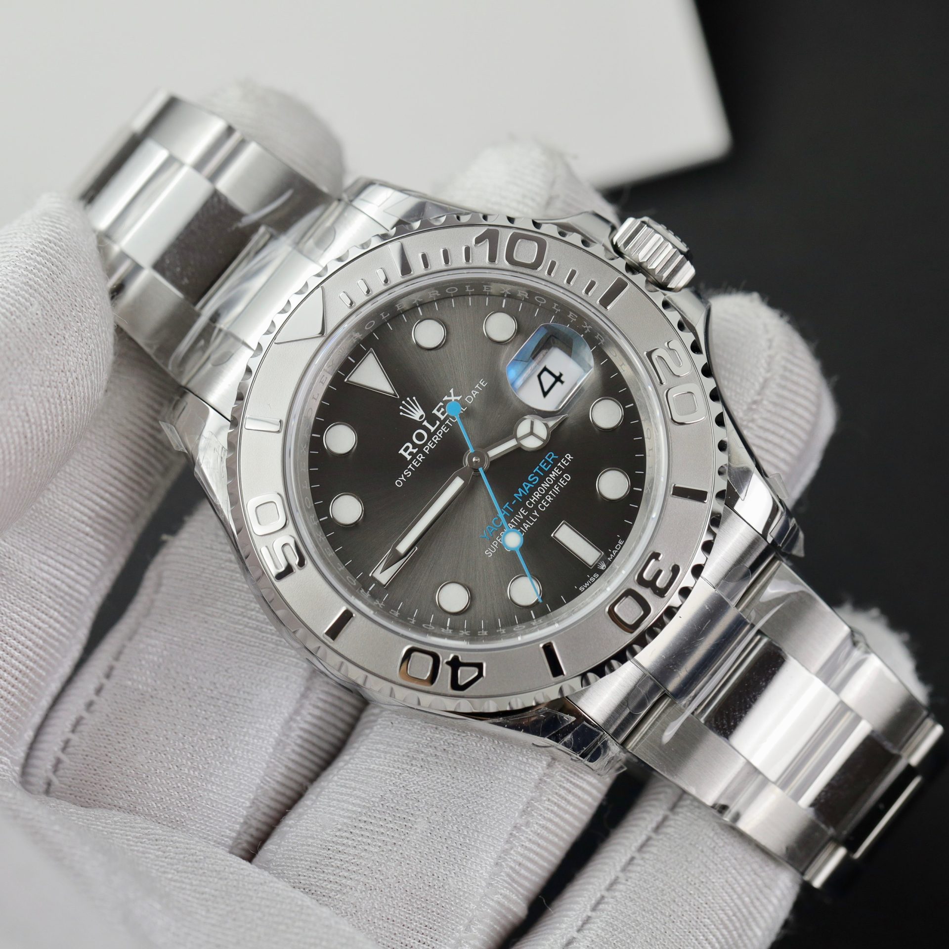 Rolex Super Clone Watch Yacht-Master 268622 Gray Dial VS Factory 40mm