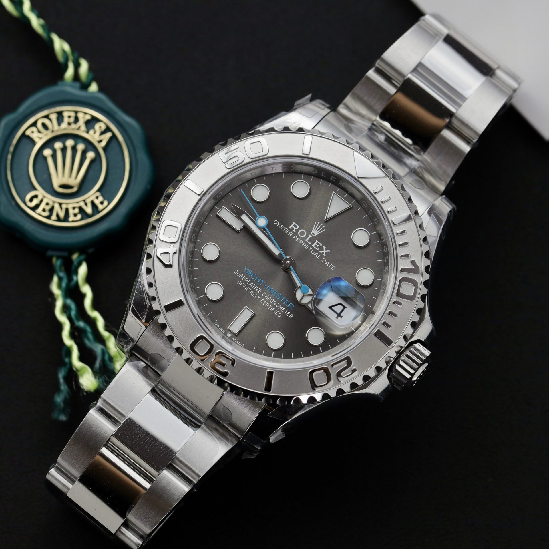 Rolex Super Clone Watch Yacht-Master 268622 Gray Dial VS Factory 40mm - Image 3