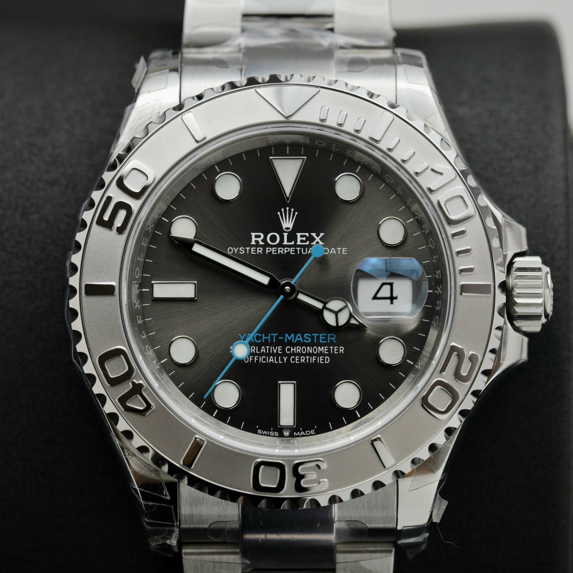 Rolex Super Clone Watch Yacht-Master 268622 Gray Dial VS Factory 40mm - Image 4