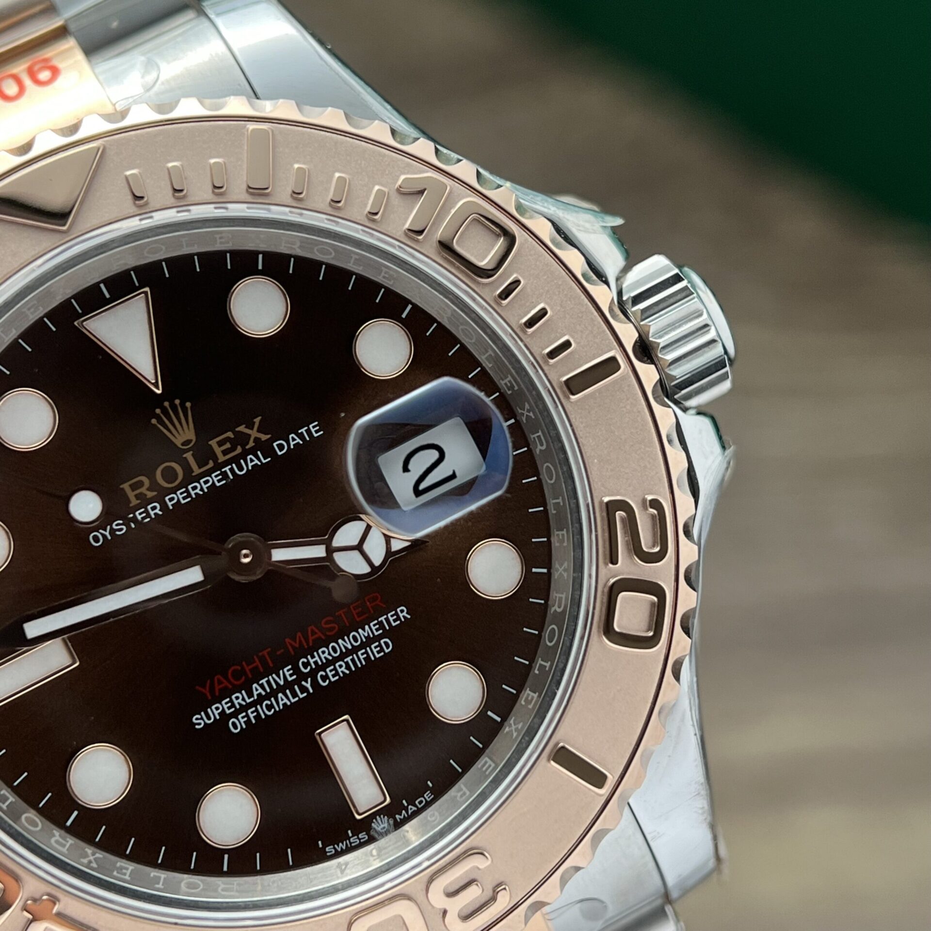 Rolex Super Clone Yacht-Master Dial Chocolate EW Factory 40mm - Image 4