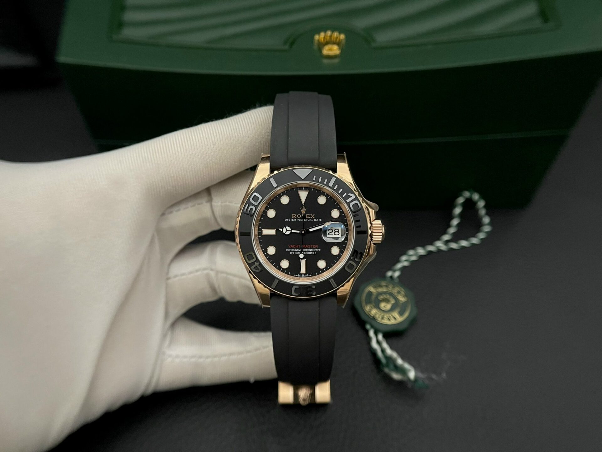 Rolex Yacht-Master Super Clone Watch Black Dial EW Factory 40mm