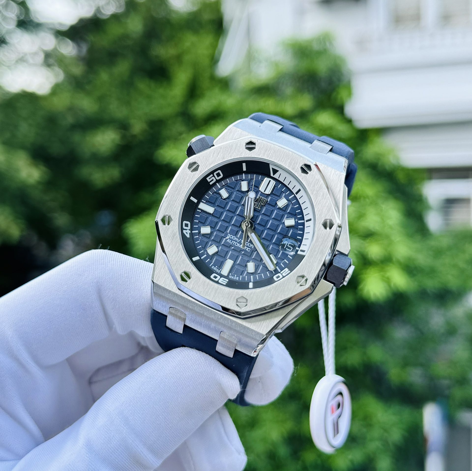 Audemars Piguet Super Clone Watch Royal Oak 15720ST Blue Dial IP Factory 41mm - Image 4