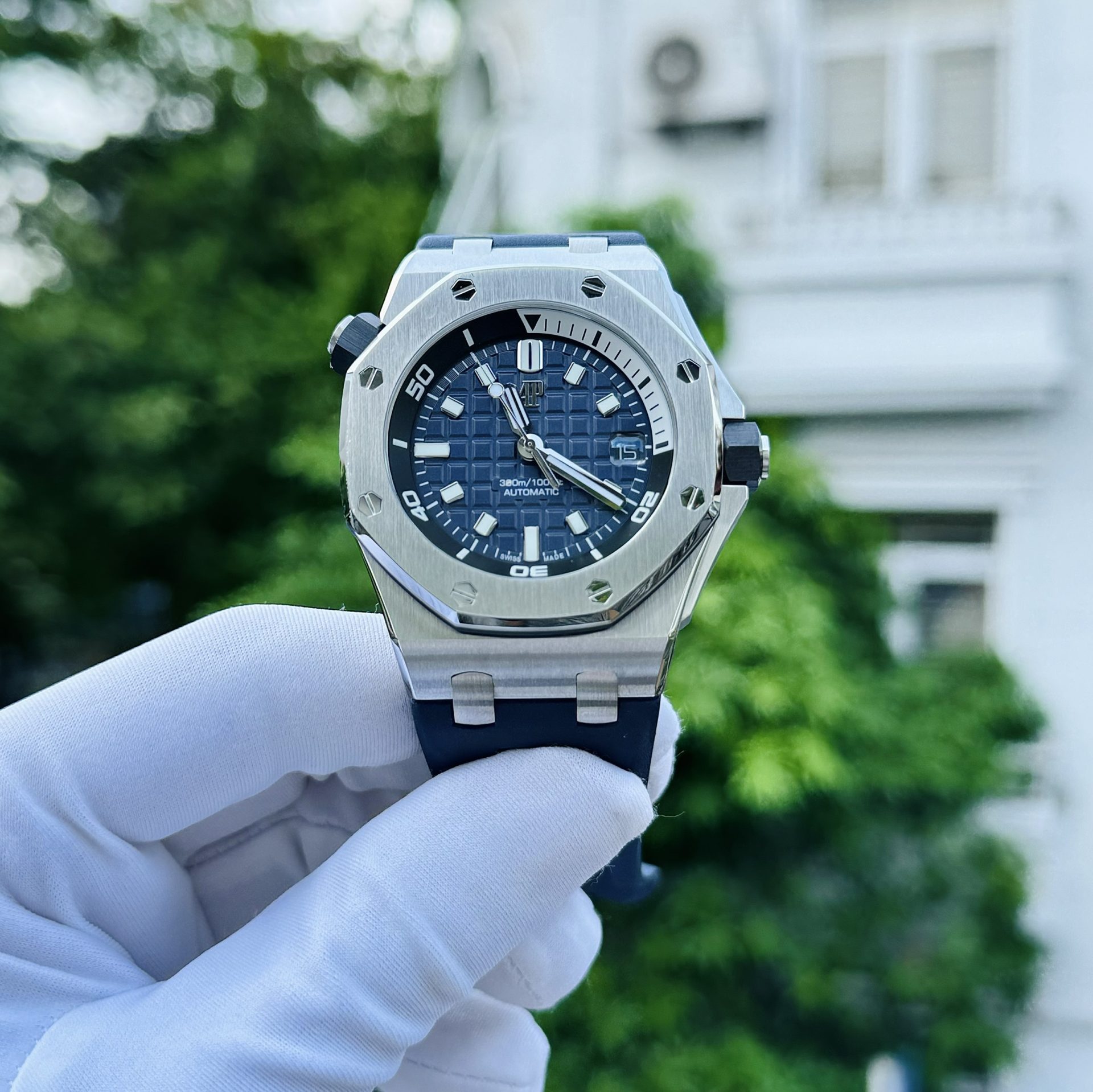 Audemars Piguet Super Clone Watch Royal Oak 15720ST Blue Dial IP Factory 41mm - Image 3