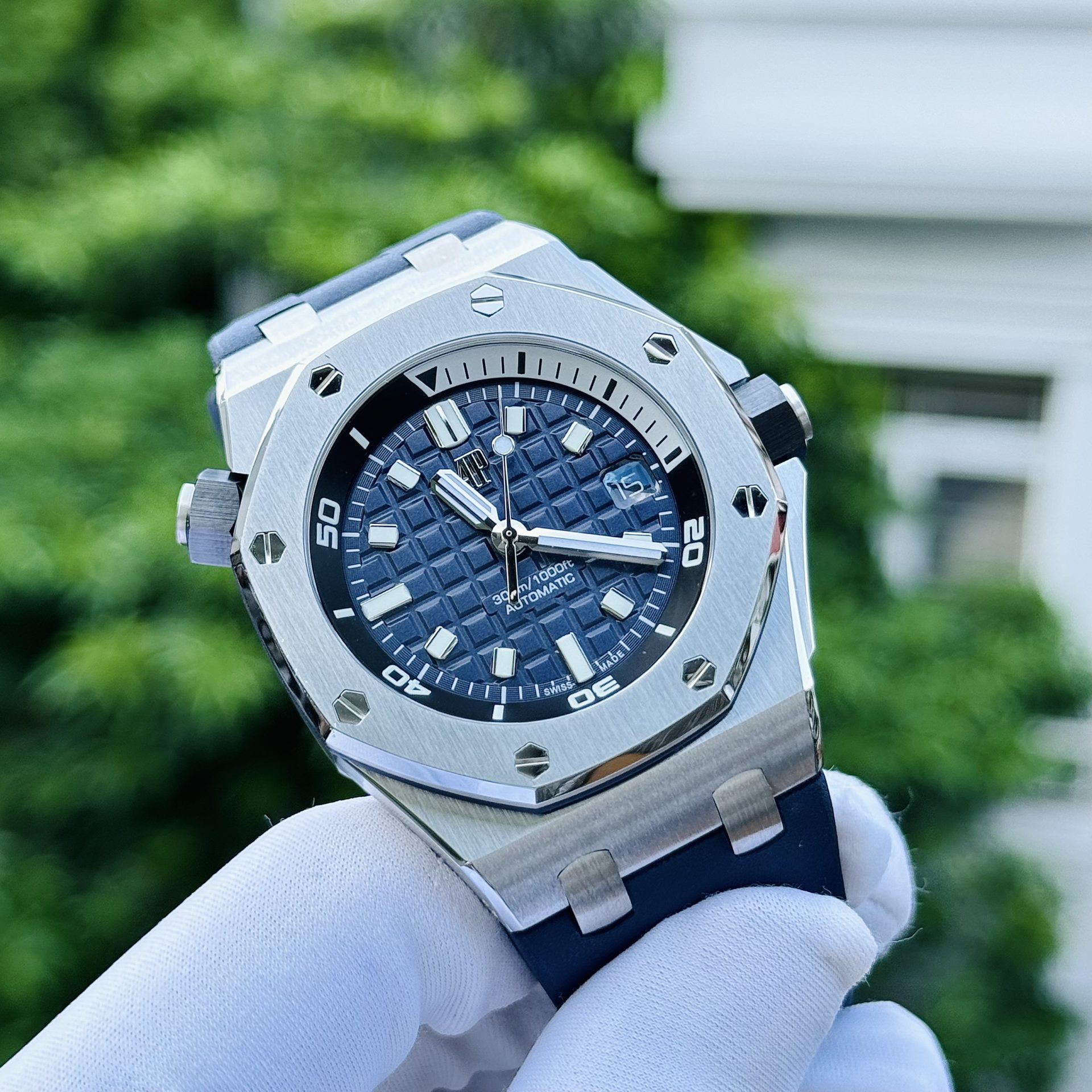 Audemars Piguet Super Clone Watch Royal Oak 15720ST Blue Dial IP Factory 41mm - Image 2