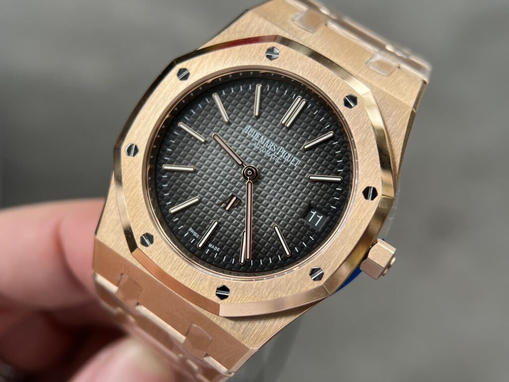 Audemars Piguet Super Clone Watch Royal Oak 15202OR Jumbo Gray Dial 39mm - Image 6