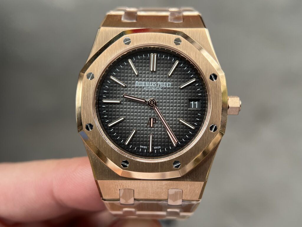 Audemars Piguet Super Clone Watch Royal Oak 15202OR Jumbo Gray Dial 39mm - Image 5