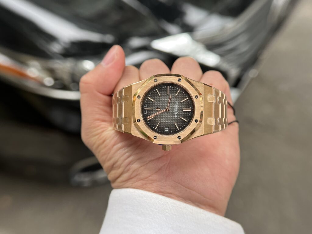 Audemars Piguet Super Clone Watch Royal Oak 15202OR Jumbo Gray Dial 39mm - Image 2
