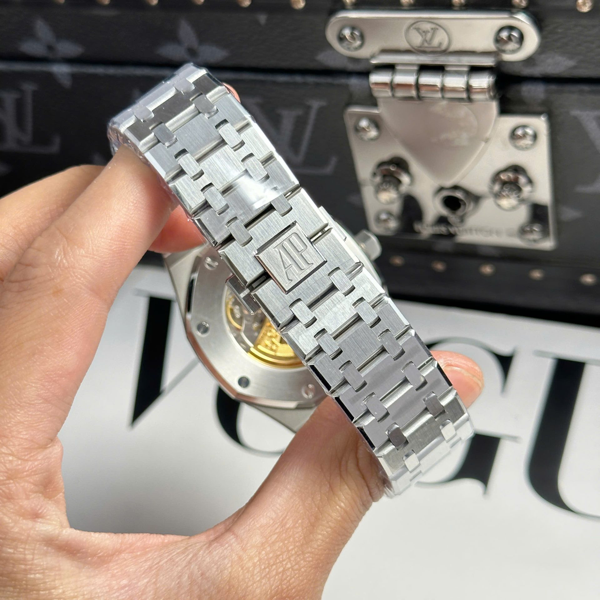 Audemars Piguet Royal Oak 15400ST Copies Watches Blue Dial Metal Wire APS Factory 41mm - Image 11