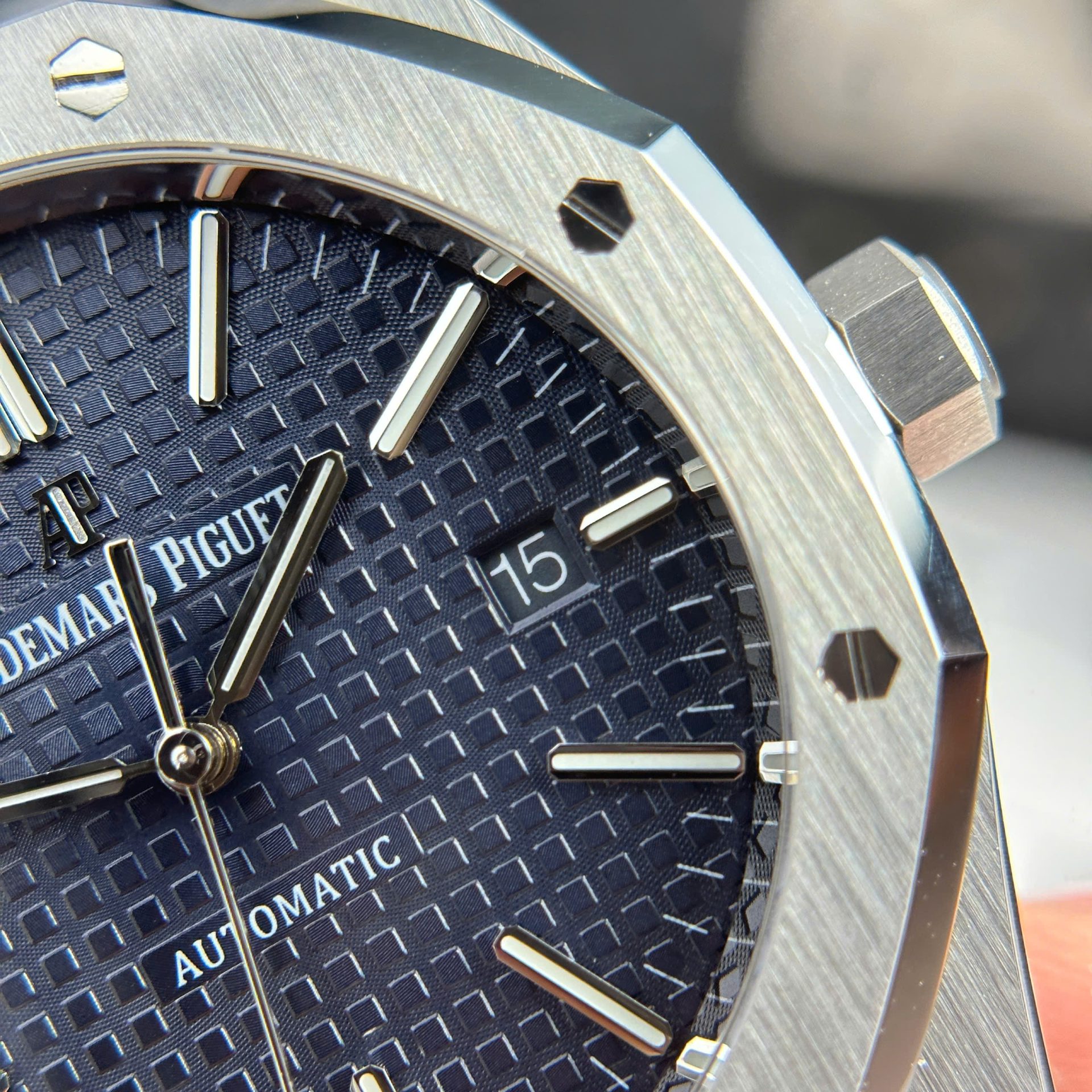 Audemars Piguet Royal Oak 15400ST Copies Watches Blue Dial Metal Wire APS Factory 41mm - Image 7