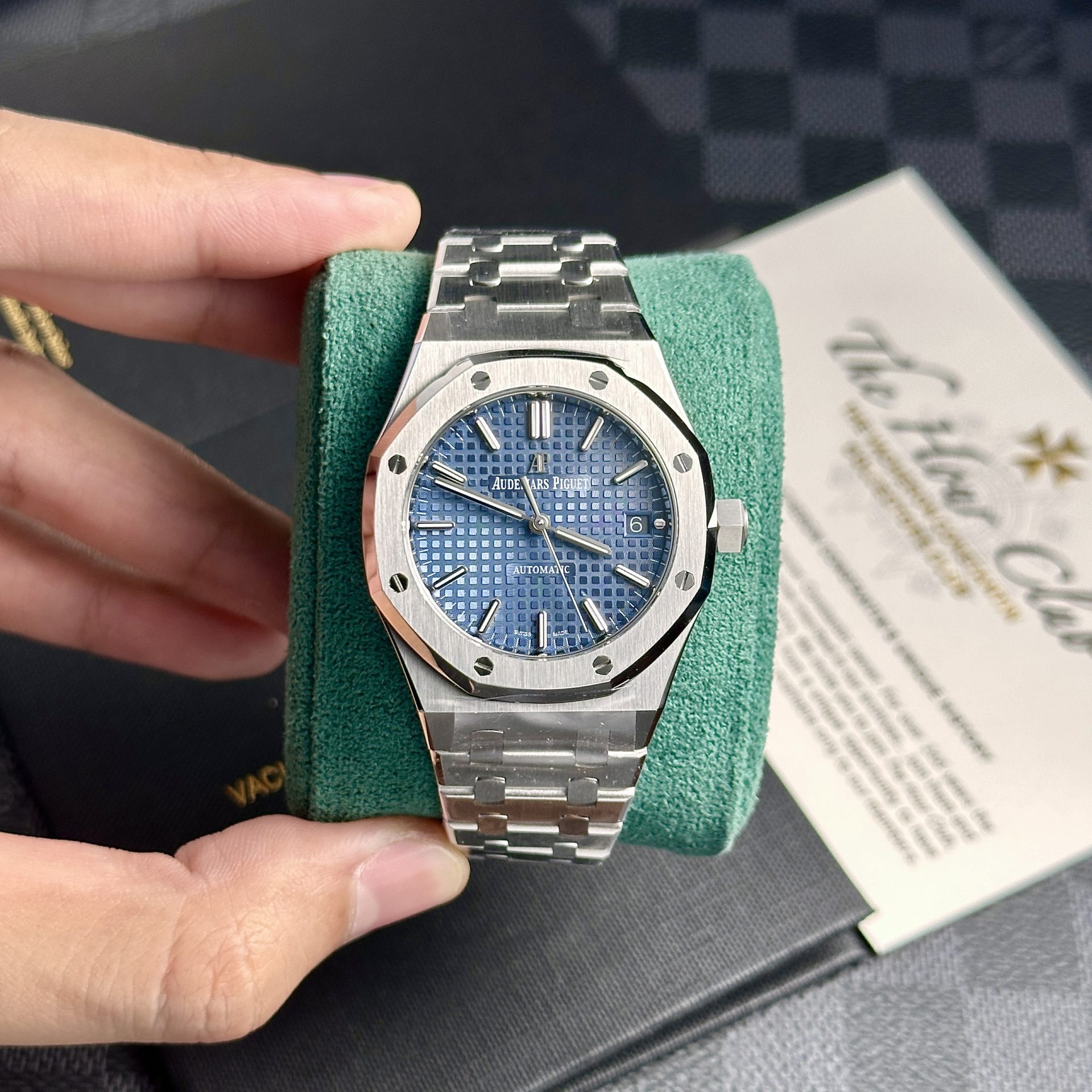 Audemars Piguet Super Clone Watch Royal Oak 15450ST Dial Blue APS Factory 37mm