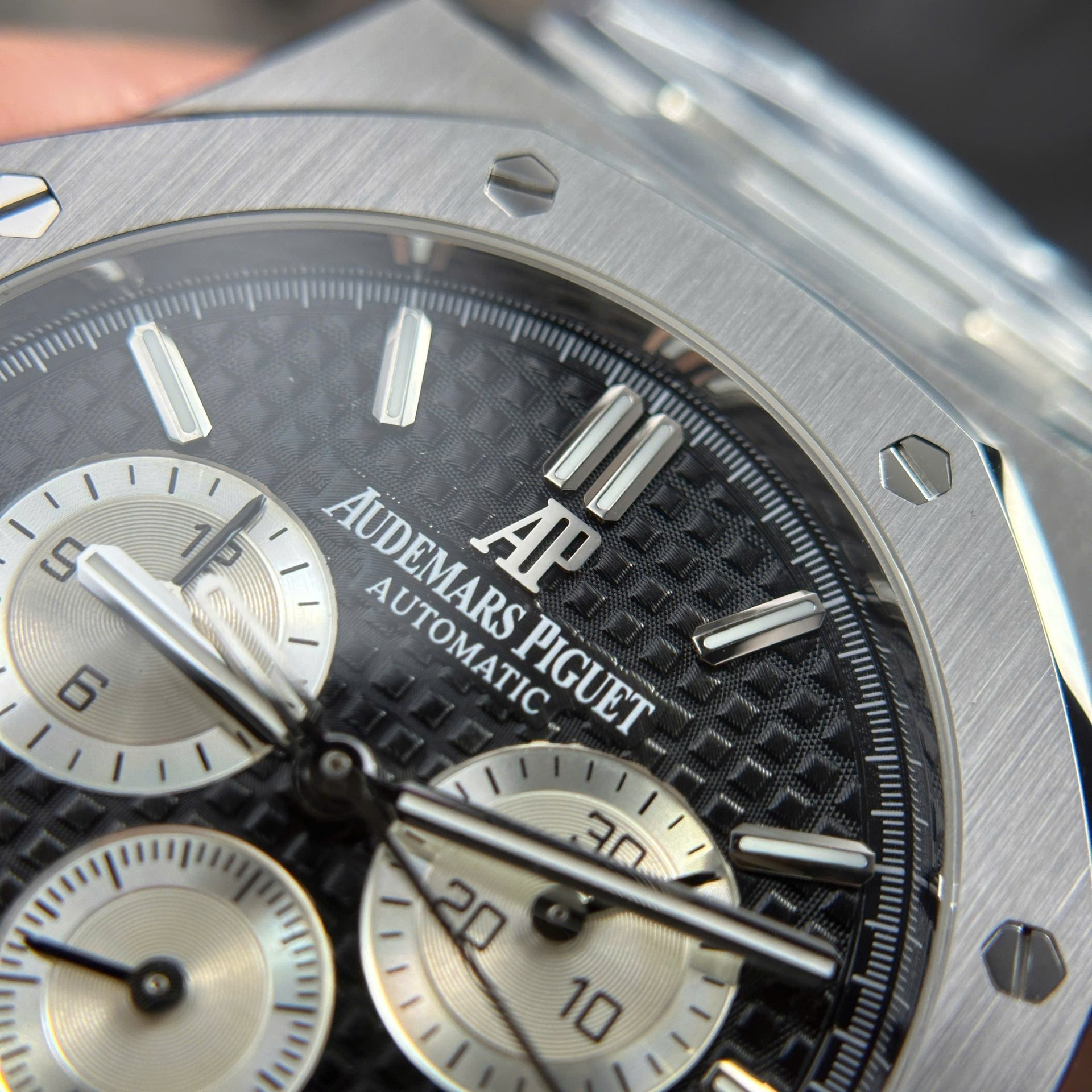 Audemars Piguet Super Clone Watch Royal Oak 26331 Chronograph Dial Black 41mm - Image 7